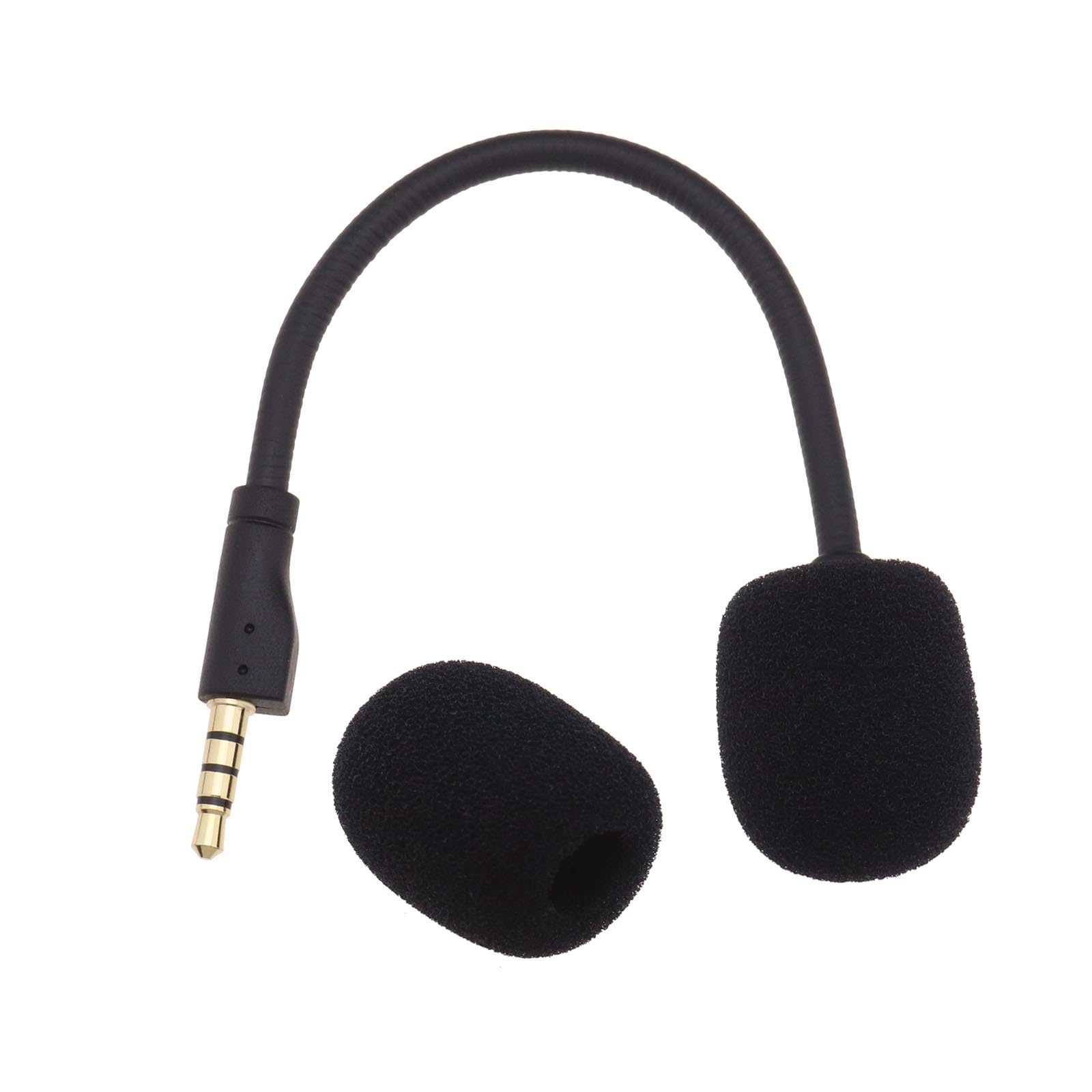 Gaming-Headset-Mikrofon-Ersatz mit Schaumstoff-Abdeckung Kompatibel mit Steelseries Arctis 1 Abnehmbarem Mikrofon Game-Mikrofon Schwarz