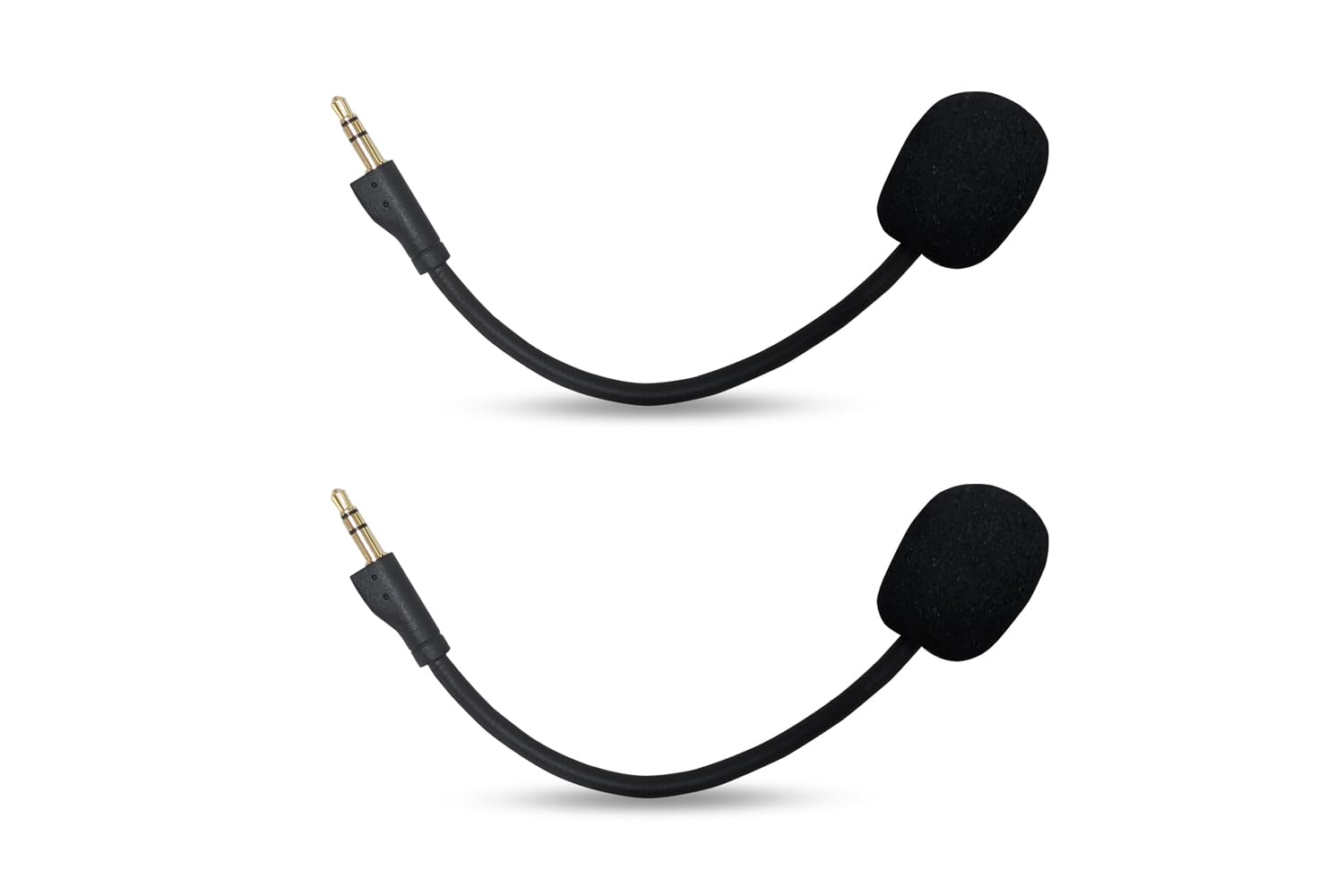 Ersatz-Spielmikrofon für Logitech G Pro X & G Pro Gaming Headset auf PS4 PS5 Xbox One PC, abnehmbares 3,5-mm-Boom-Mikrofon 2 Stück
