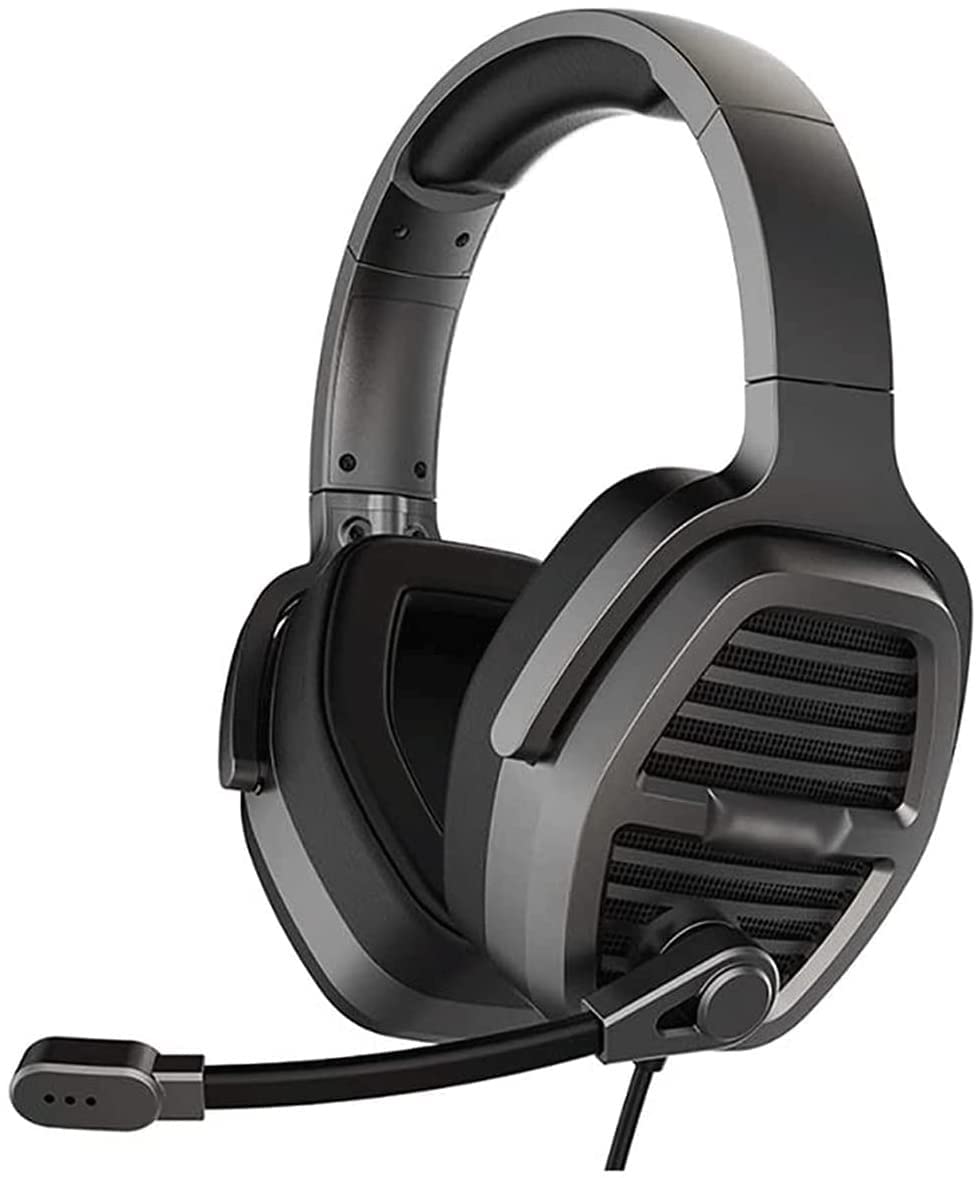 Gaming -Headset, 7.1 Surround -Sound, Memory Foam Ohrpolster, abnehmbares Mikrofon, funktioniert