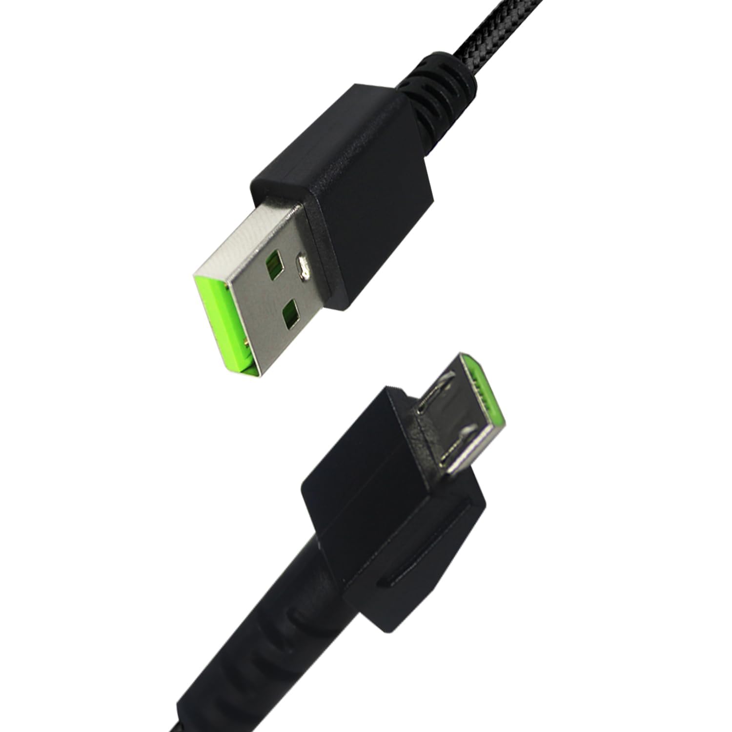 Aiivioll Kabellose Maus, USB-Ladekabel, 1,8 m, für Razer Viper Ultimate, für Basilisk Snake Ultimate, Viper V2 Professional, mit Nylon-geflochtenem Kabel, langlebig und schnell