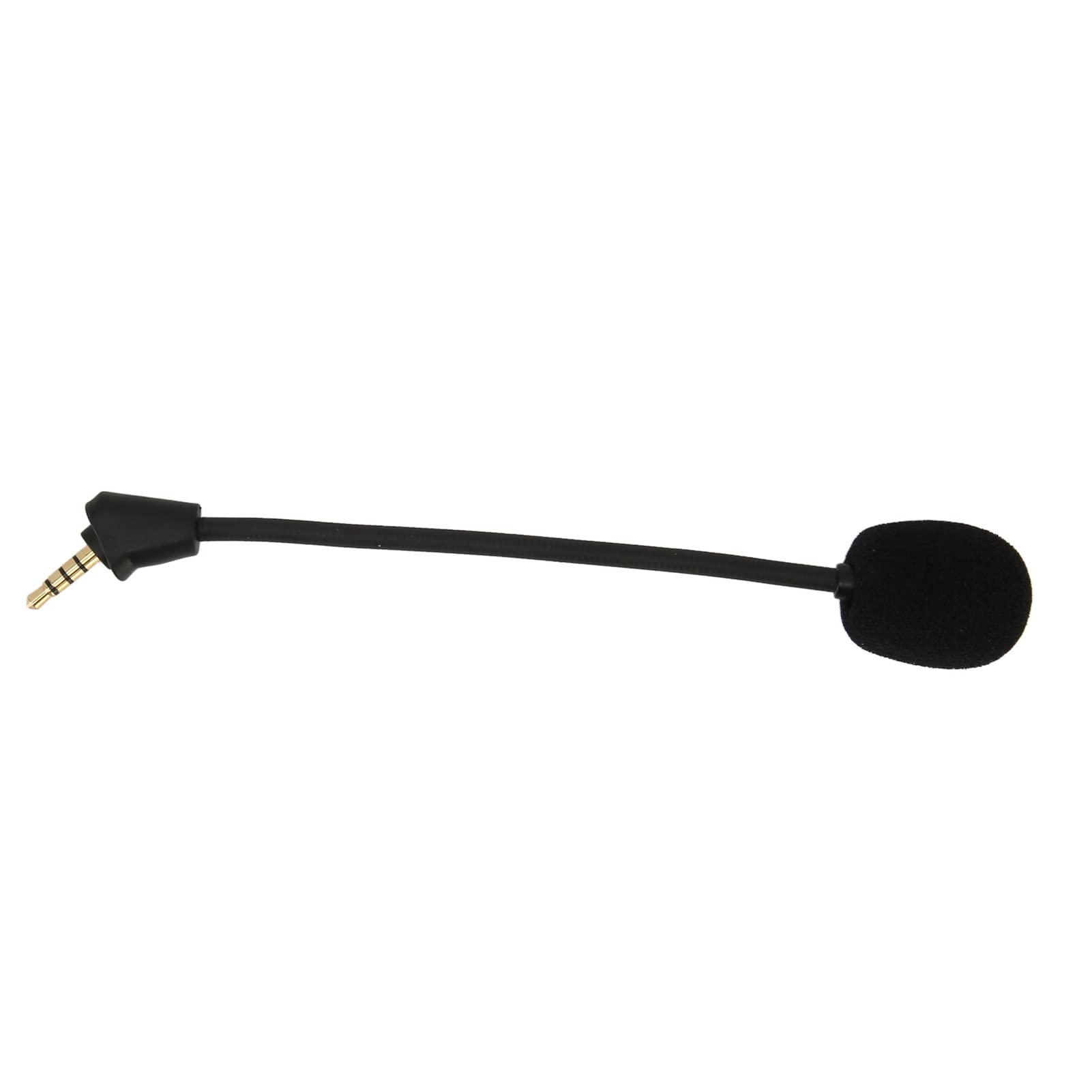 Abnehmbares Gaming Mikrofon für Hyper X Cloud II Wireless, Rauschunterdrückung, Flexibler Arm, 360° Drehbar, Mikrofonersatz für Cloud Core, Cloud Pro Silver, Cloudx