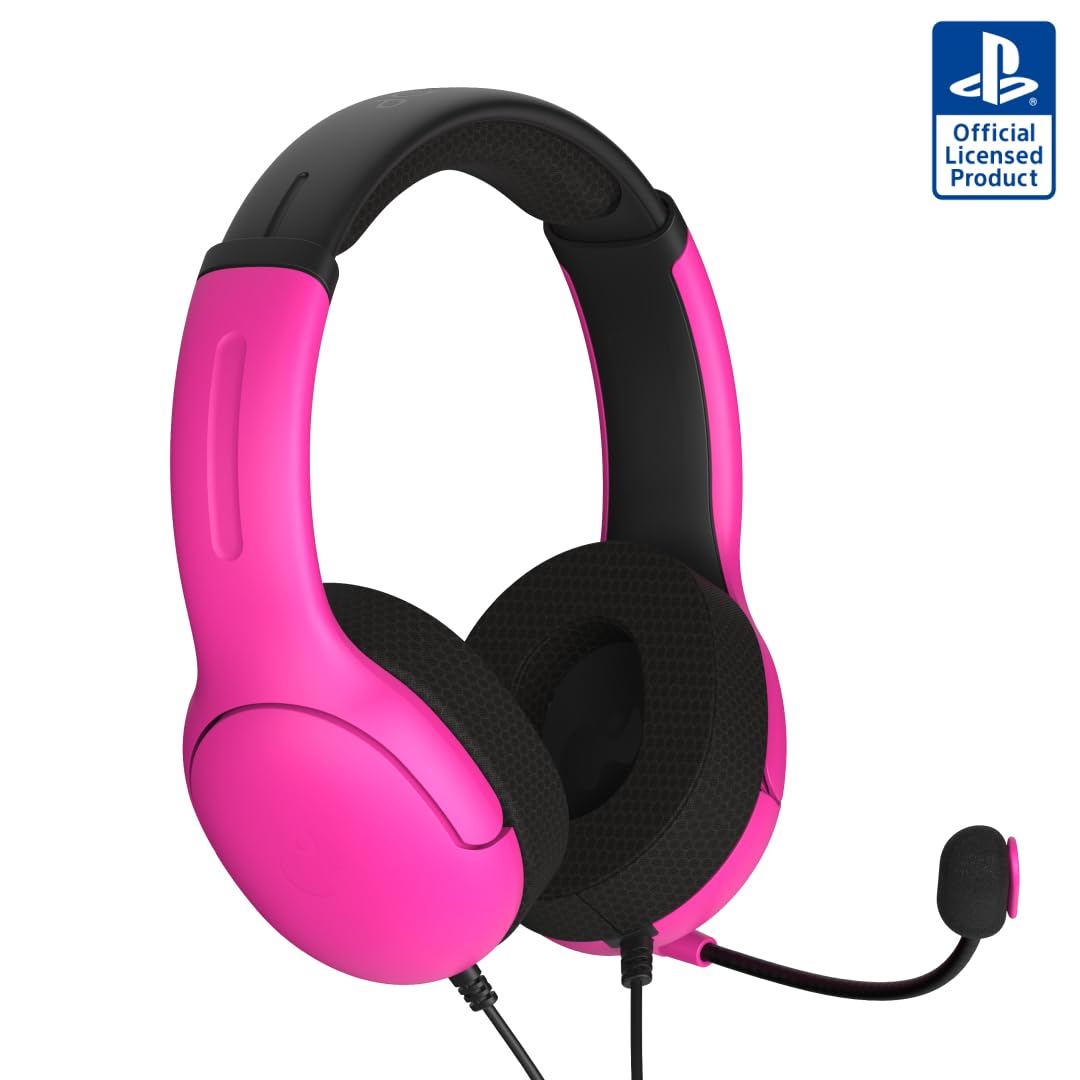 PDP PS5 AIRLITE Wired Headset Nebula Pink