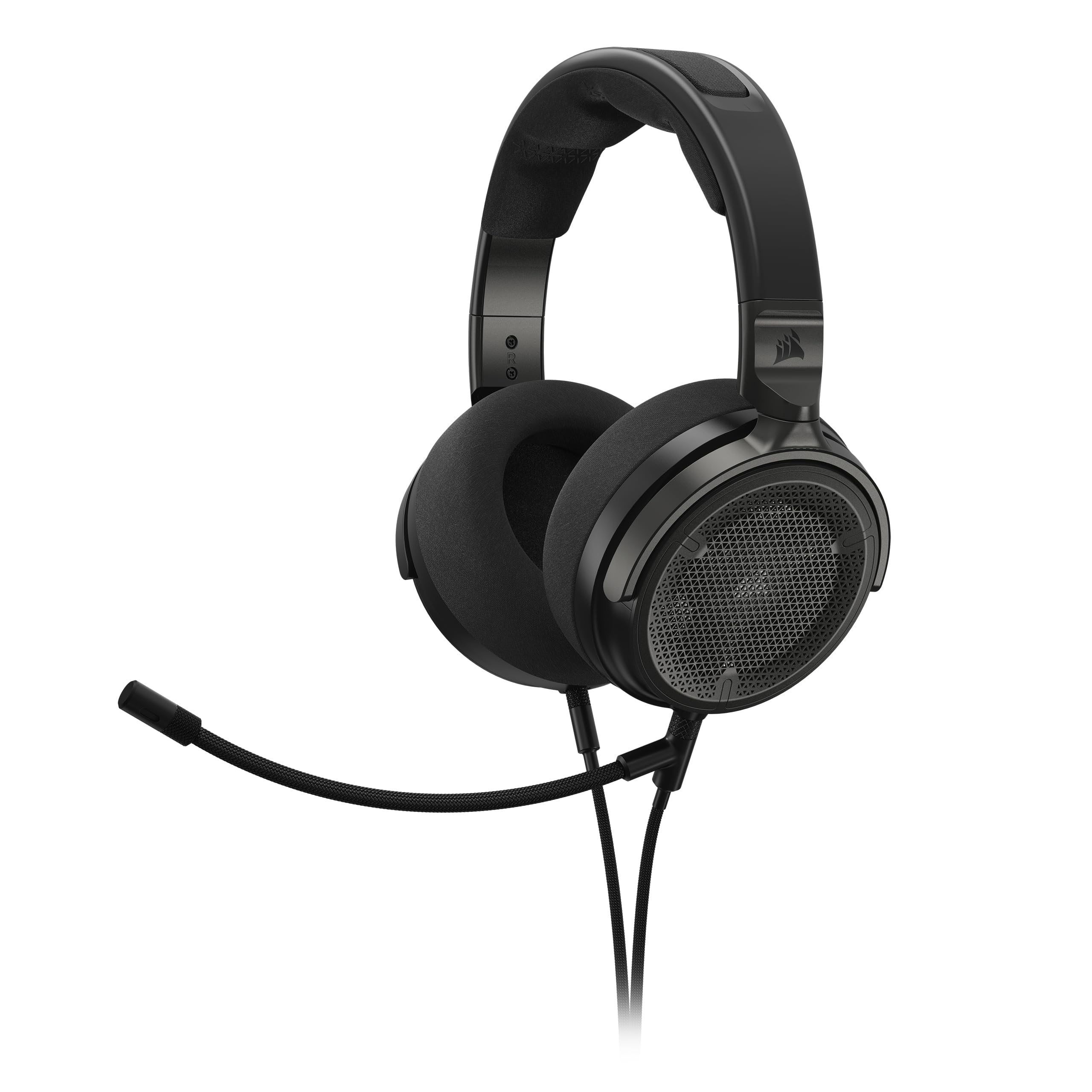 Corsair Virtuoso PRO Kabelgebundenes Open Back Gaming Headset - Abnehmbares Unidirektionales Mikrofon - 50mm Graphene Treiber - 20Hz-40 kHz Frequenzgang - Carbon