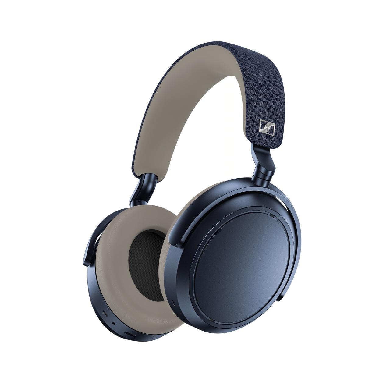 Sennheiser Momentum 4 Wireless Noise Cancelling Headphones – Bluetooth Kopfhörer Headset für kristallklare Anrufe mit adaptiver Geräuschunterdrückung, Over-Ear, 60 h Akku, faltbar, Denim
