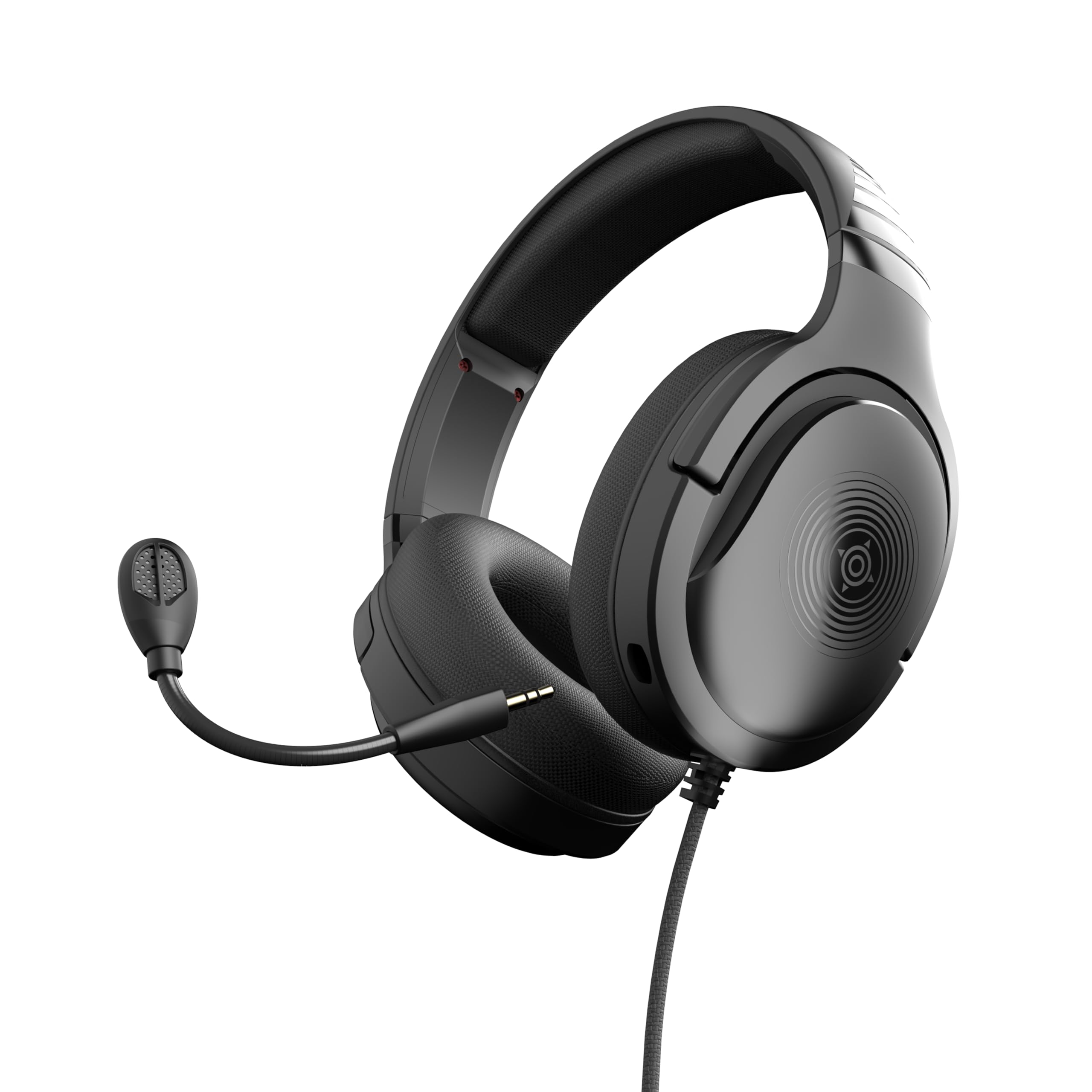 NOVA GAMING Australis – kabelgebundenes Gaming-Headset mit abnehmbarem Mikrofon – leichtes und Komfortables Gaming-Zubehör – Multi-Plattform-kompatibel (PC, PS4-5 und Switch) – Schwarz