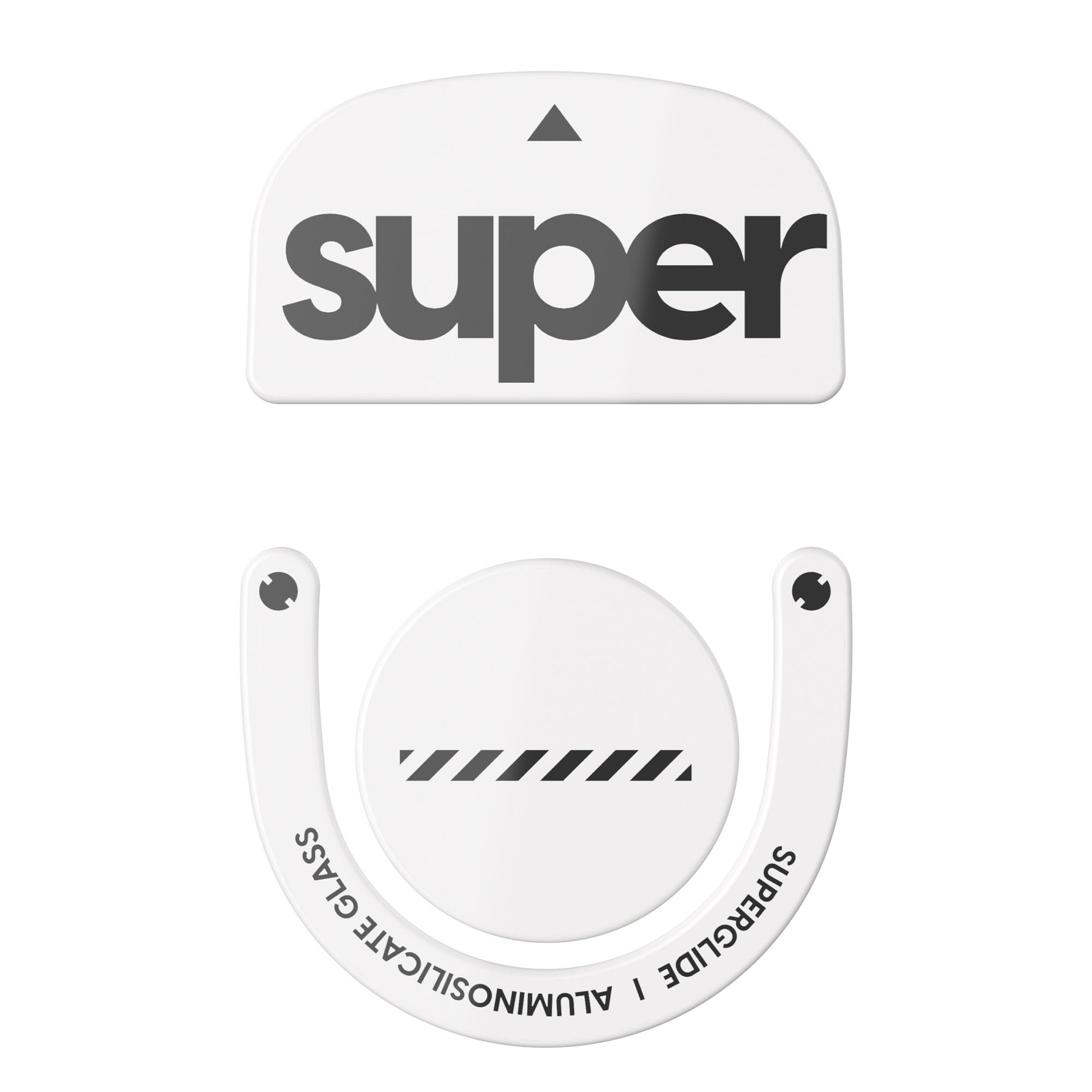 Pulsar Gaming Gears Superglide2 Mausfüße mit strukturierter Oberfläche für Logitech G Pro X Superlight2 mit Ultra strapazierfähigem Glas, Glatte und langlebige Sohle für Logitech G Pro X Superlight2,