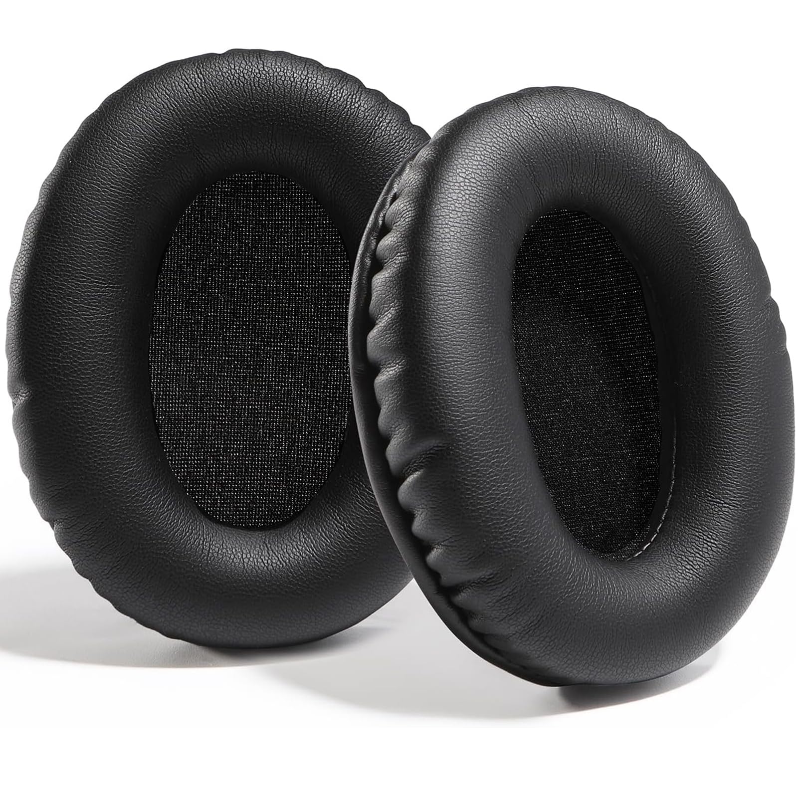 Professionelle PU-Leder Ersatz Ohrpolster für Kingston HyperX Cloud II/Cloud 2 / Cloud 1 Polster, Verwendet hochwertigen Memory-Schaumstoff (Eiweißleder-Schwarz)