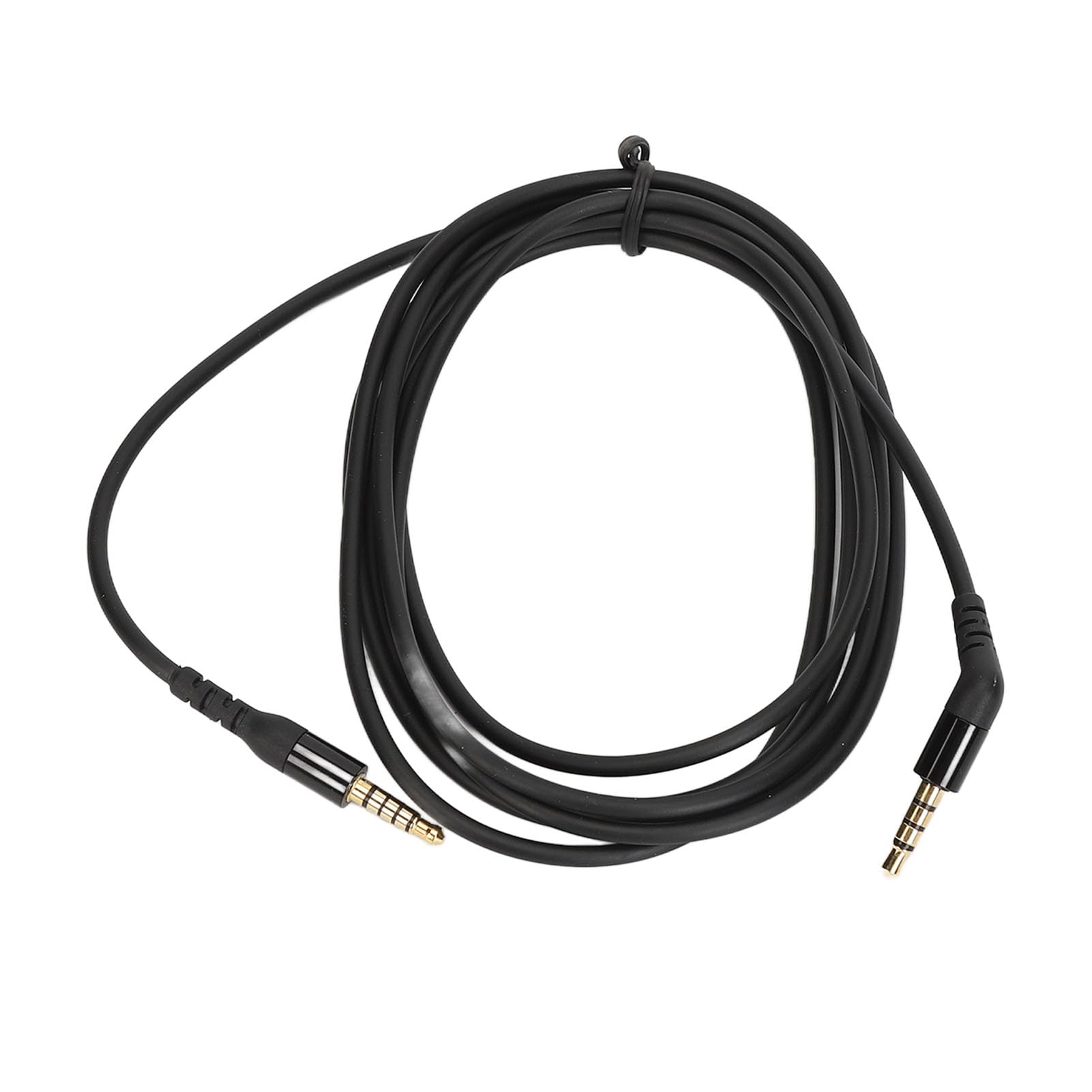 Fockety Ersatz-Audiokabel, 3,5 Mm, 5-polig, Ersatzkabel, Kompatibel mit Nova 7 / Nova Pro Gaming-Headset, 135-Grad-Winkel, 2 Meter/6,6 Fuß (schwarz)