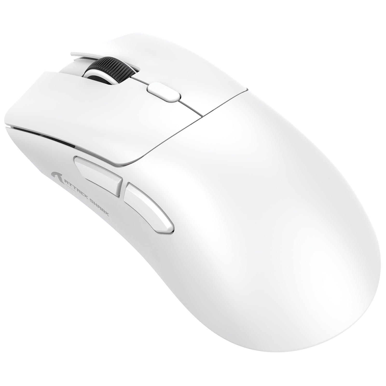 ATTACK SHARK R1 59g Superlight Maus, PixArt PAW3311 Gaming-Sensor, BT/2,4G kabellose/kabelgebundene Gaming-Maus, 6 einstellbare DPI bis zu 18000, 65 Stunden Akku (weiß)