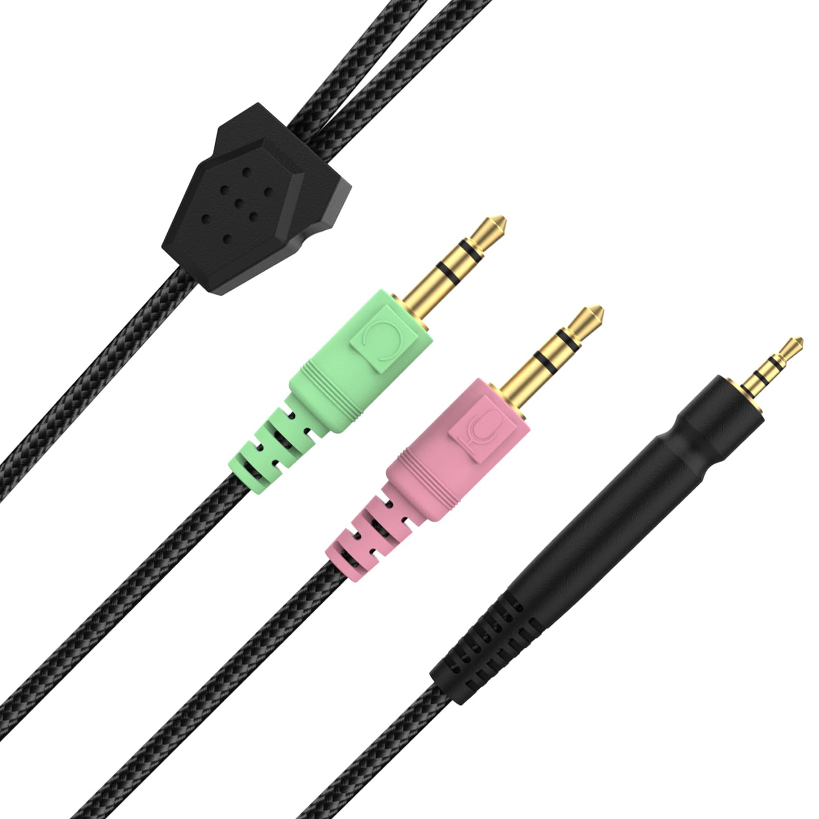 Zosvoses GSP 600 Ersatzkabel kompatibel mit Sennheiser Game ONE, Game Zero, PC 373D, GSP 670, GSP 600, GSP 500, GSP 350 Gaming Headset, 2.0 m
