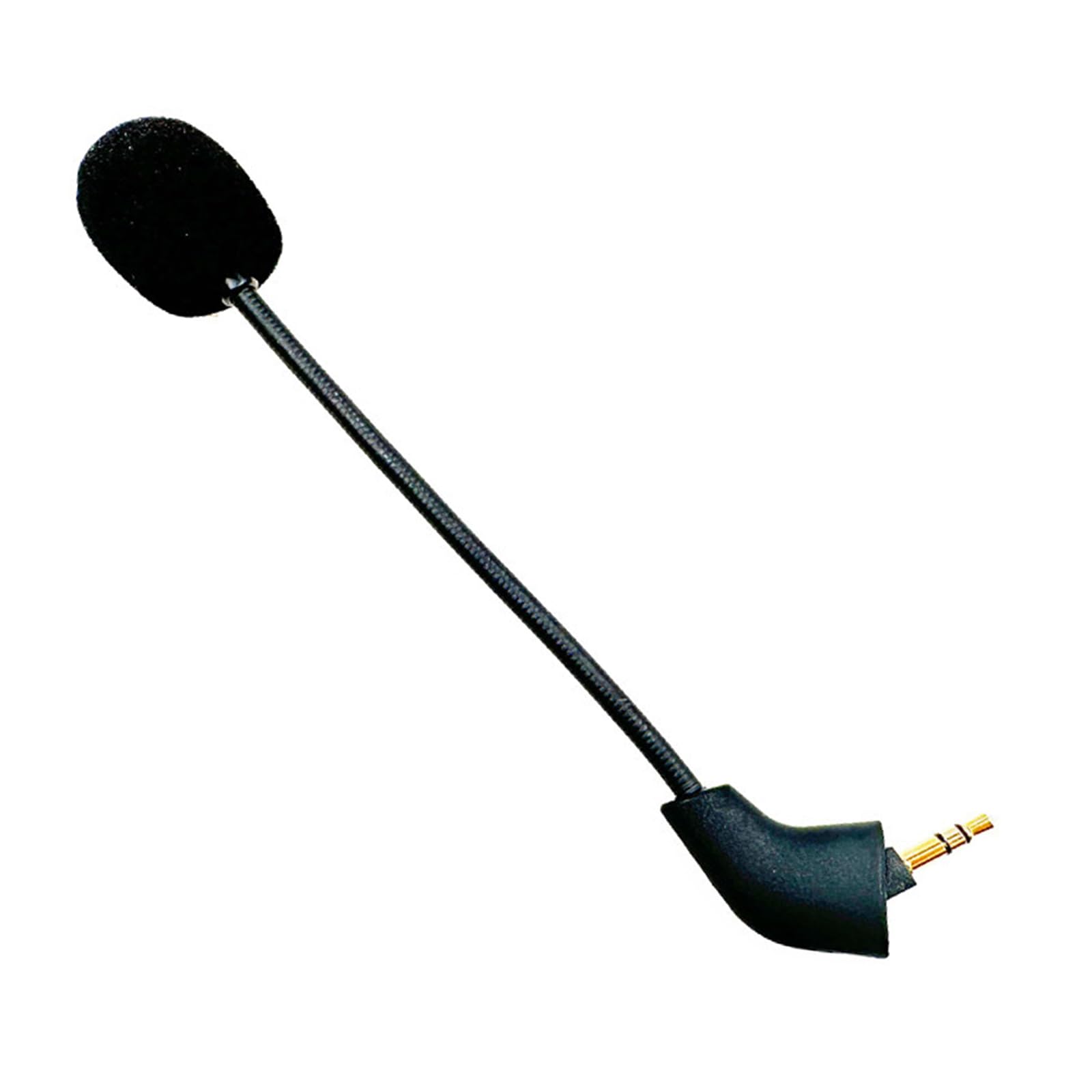Ersatz-Mikrofon 3,5 mm Boom kompatibel mit Kingston HyperX Cloud 2 II Cloud Core Cloud Pro Cloud Silver Cloud X Gaming Headsets Mic für PS4 PS5 Switch Mac PC (Cloud II Wired Old Version)