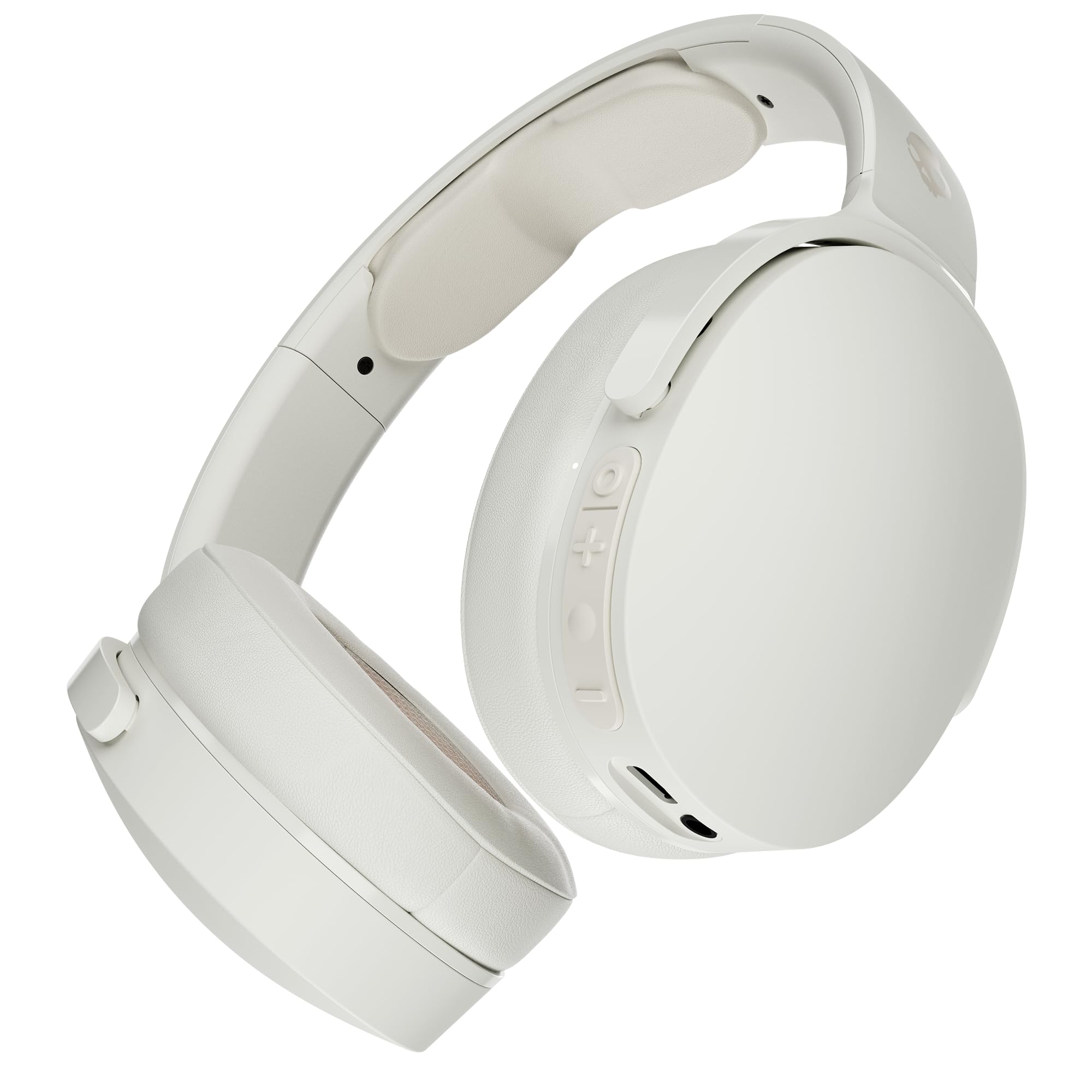 Skullcandy Hesh Evo Wireless Bluetooth Over-Ear-Kopfhörer, schallisolierender Passform, 36 Stunden Akkulaufzeit, leichtem Klappdesign - Weiß