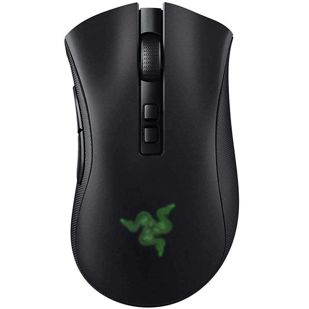 RajoNN Mice Kabellose Gaming-Computermaus, optischer 20K-DPI-Sensor, RGB-Chroma-Beleuchtung, 70 Stunden Akkulaufzeit, 8 programmierbare Tasten, Bluetooth- und USB-Verbindung, für Gamer