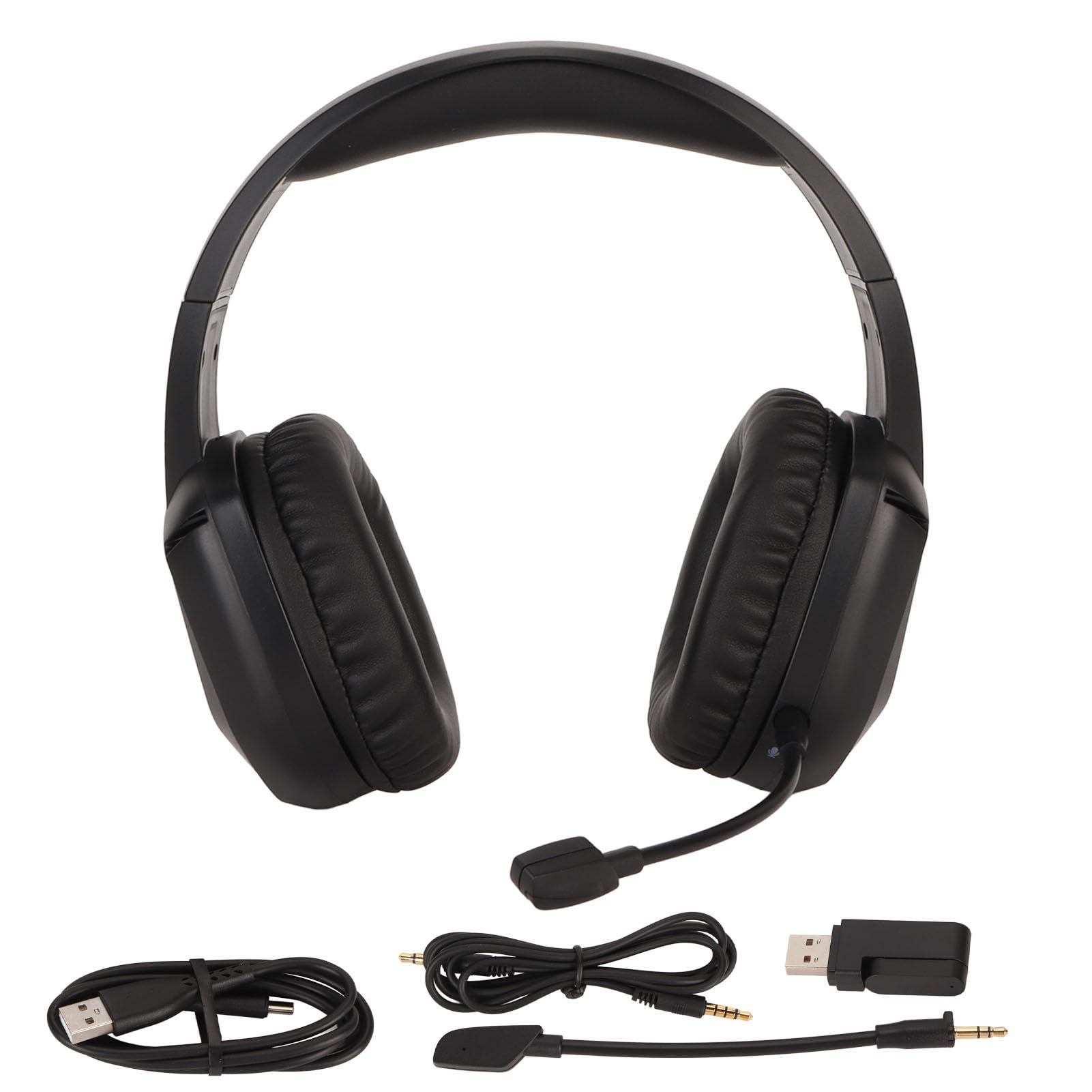Kabellose Kopfhörer, RGB, Kühle Beleuchtung, Geringe Latenz, Geräuschunterdrückung, Gaming-Kopfhörer, 2,4 G Stereo-Bluetooth-Kopfhörer, Gaming-Headset