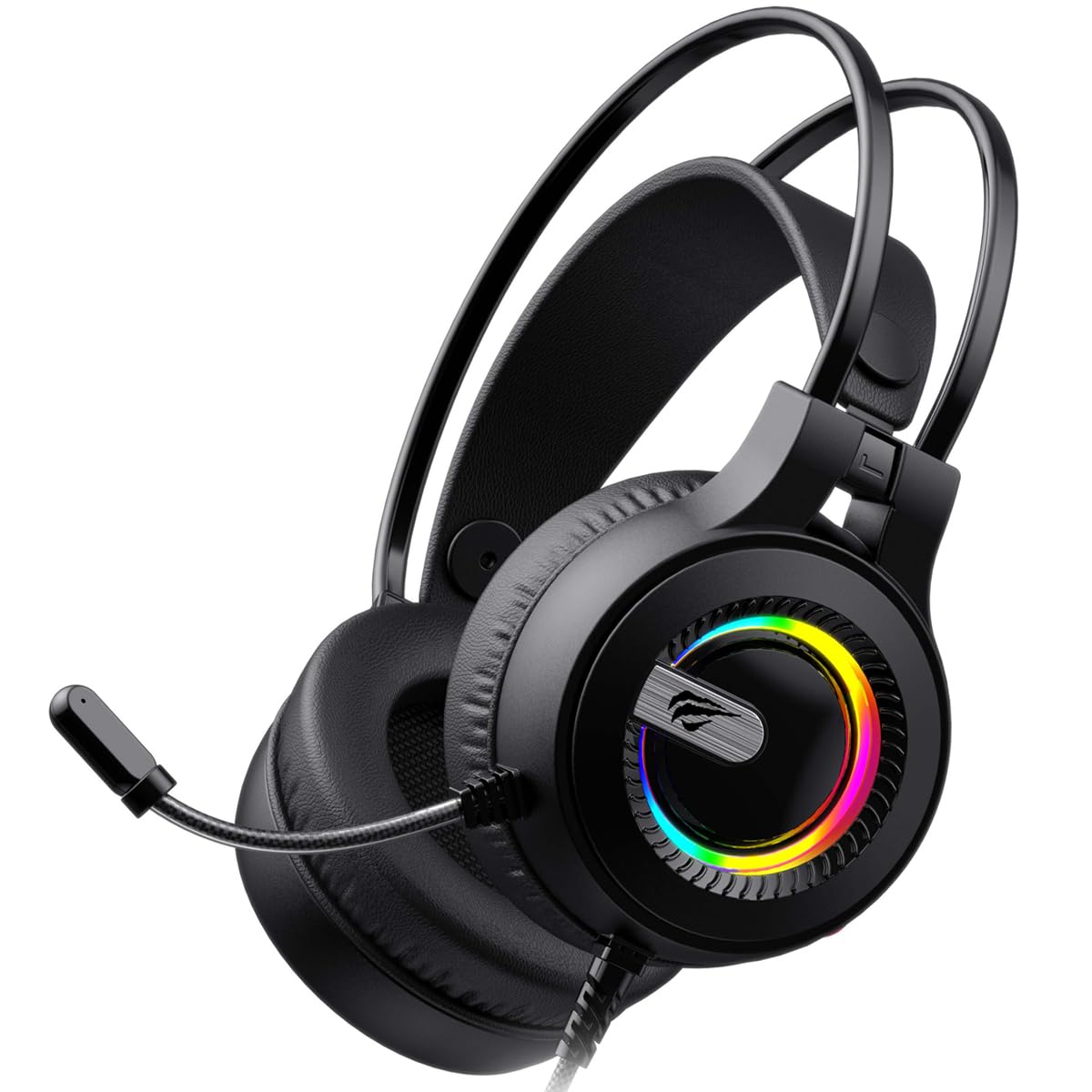 HAVIT Gamenote H2040D Gaming Headset mit RGB Beleuchtung Mikrofon - 3.5mm Jack + USB