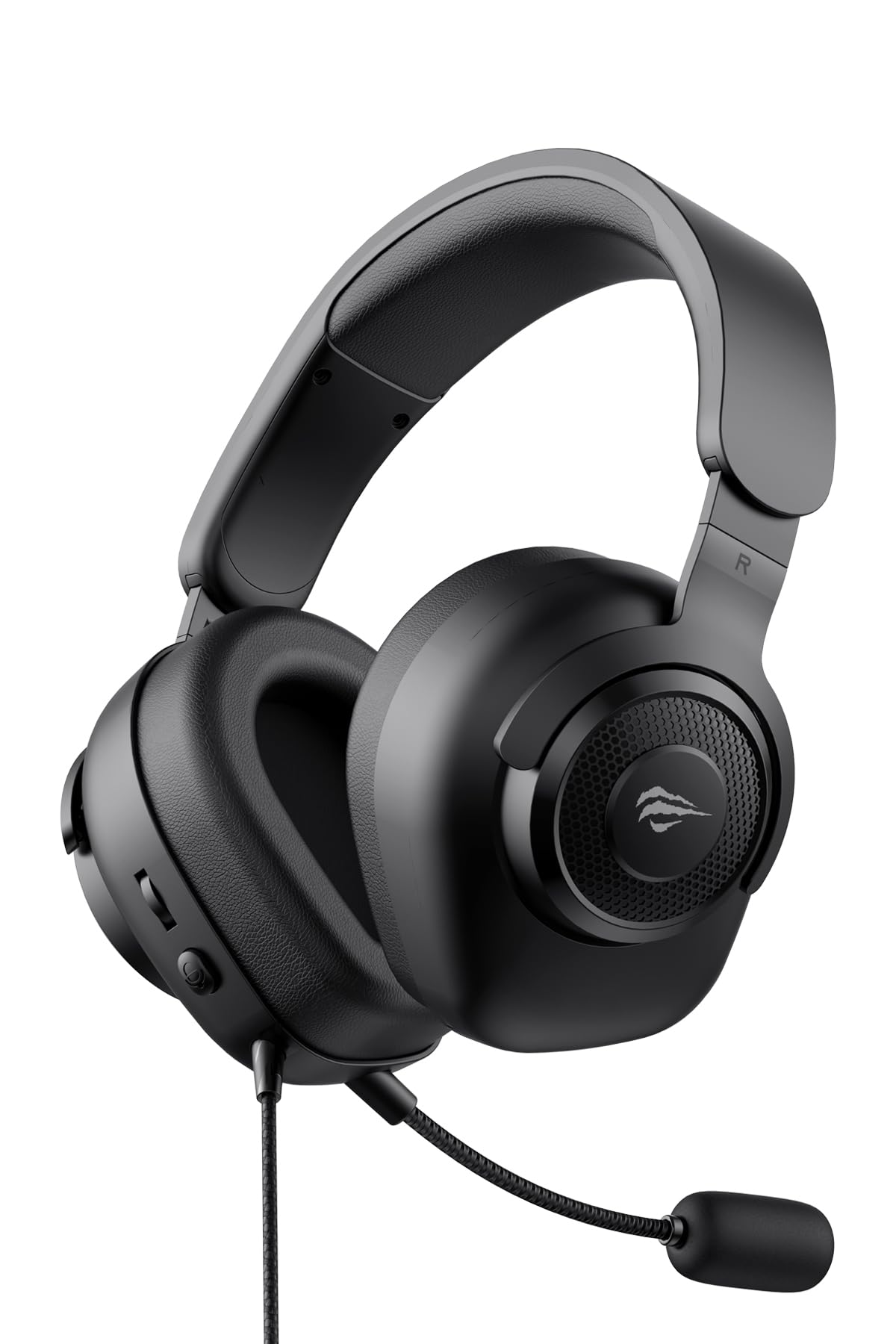 havit Gamenote H2230D Gaming-Headset mit Mikrofon und 3,5-mm-Klinkenstecker, Schwarz