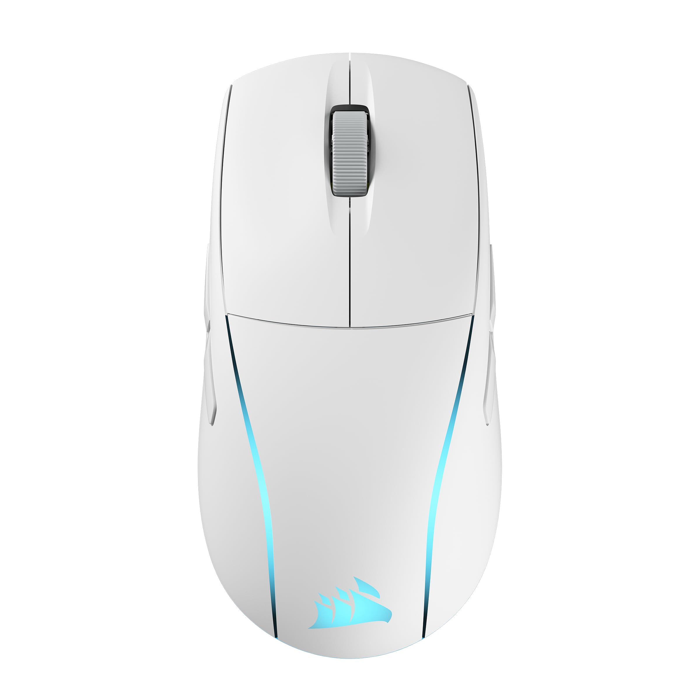 CORSAIR M75 Wireless RGB Ultra Lightweight Beidhändig FPS Gaming Maus - 2.4GHz Wireless, Bluetooth, USB - Hohe Akkulaufzeit - 26.000 DPI - Austauschbare Seitentasten - iCUE kompatibel - PC - Weiß