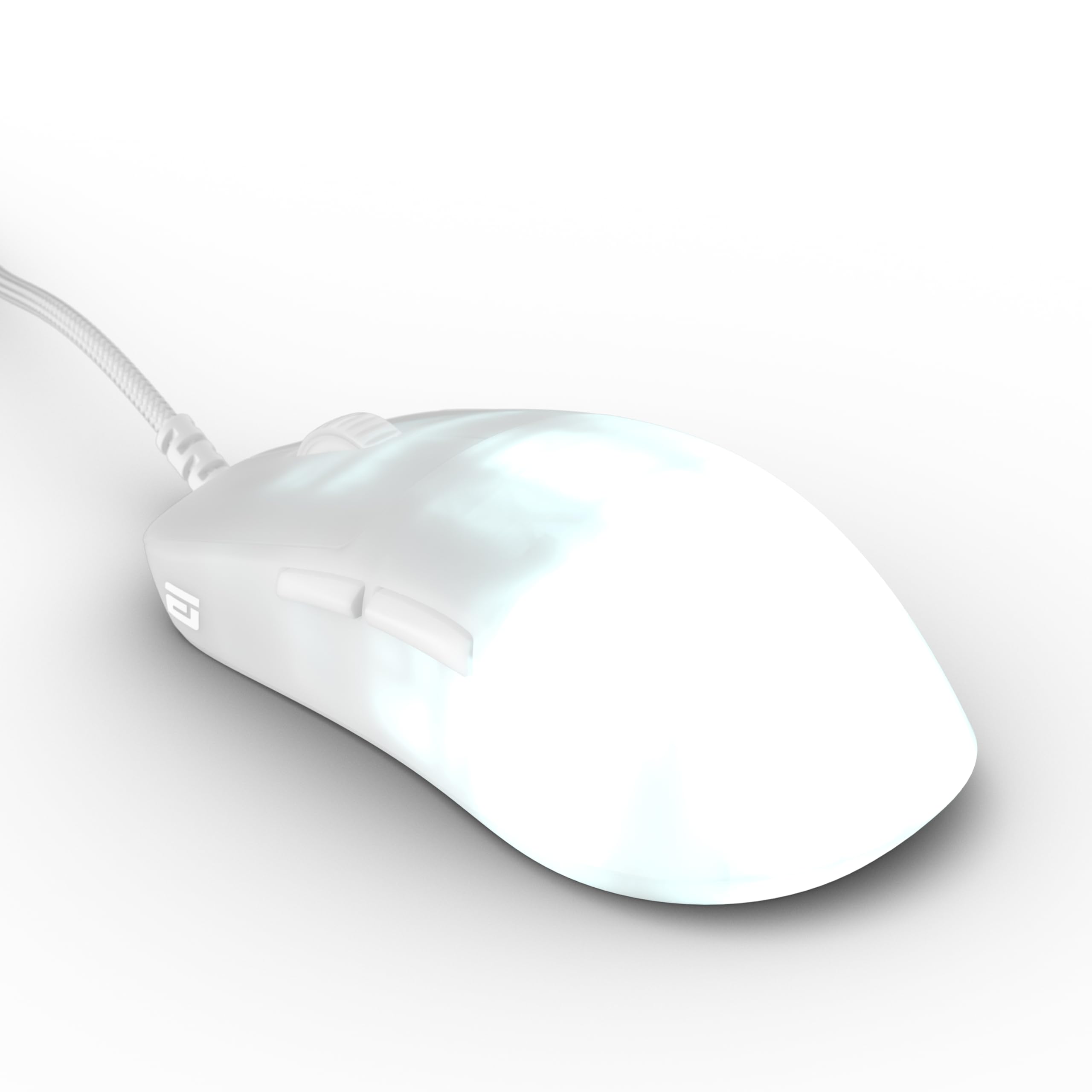 ENDGAME GEAR OP1 RGB Gaming-Maus - Präzisions-Sensor, GX Switches, White Frost, RGB-Beleuchtung