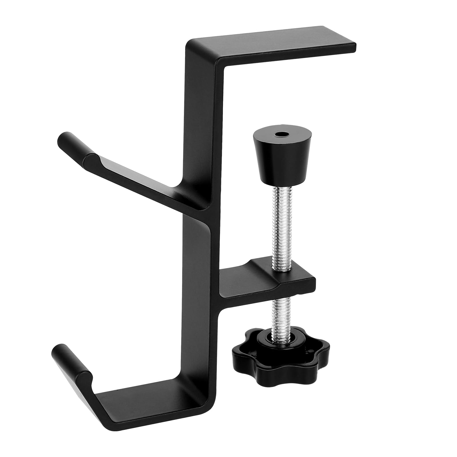 Jeffdad Kopfhörer Ständer, Headset Halterung Mit Doppelhaken Kopfhörerhalter Headphone Stand Schreibtisch Kopfhöreraufhänger Kopfhörer Clip Gaming Headset Halterung Halter(Doppelhaken)
