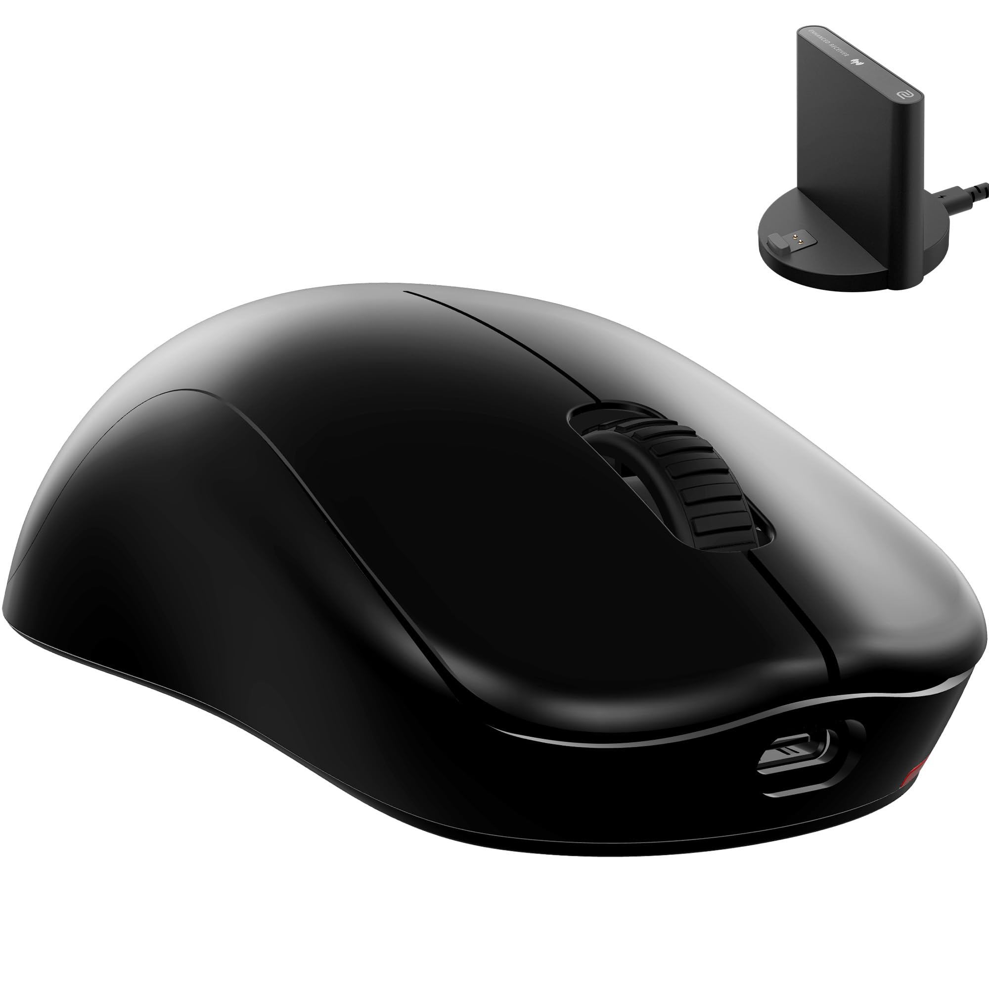 BenQ Zowie U2 Wireless Gaming Maus für Esports, verbesserter Empfänger, 60g leicht, 3200 DPI Sensor, 5 Tasten, 70 Std. Akkulaufzeit