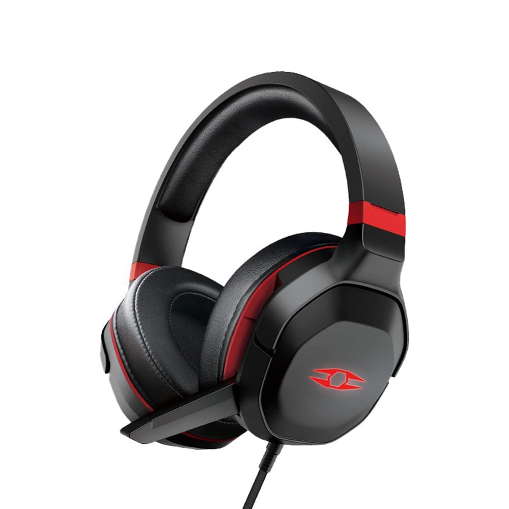 Forge Head-Mounted Gaming Headset 7.1 Virtual Surround Sound 40 mm Treibereinheit RGB-Lichteffekt Ergonomisches Design,7.1 Virtueller Surround-Sound
