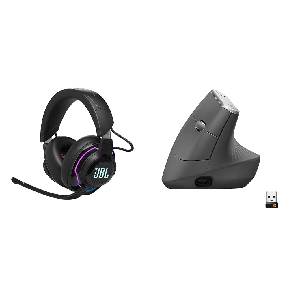 JBL Quantum 910 Over-Ear Gaming Kopfhörer – Wireless 2 & Logitech MX Vertical