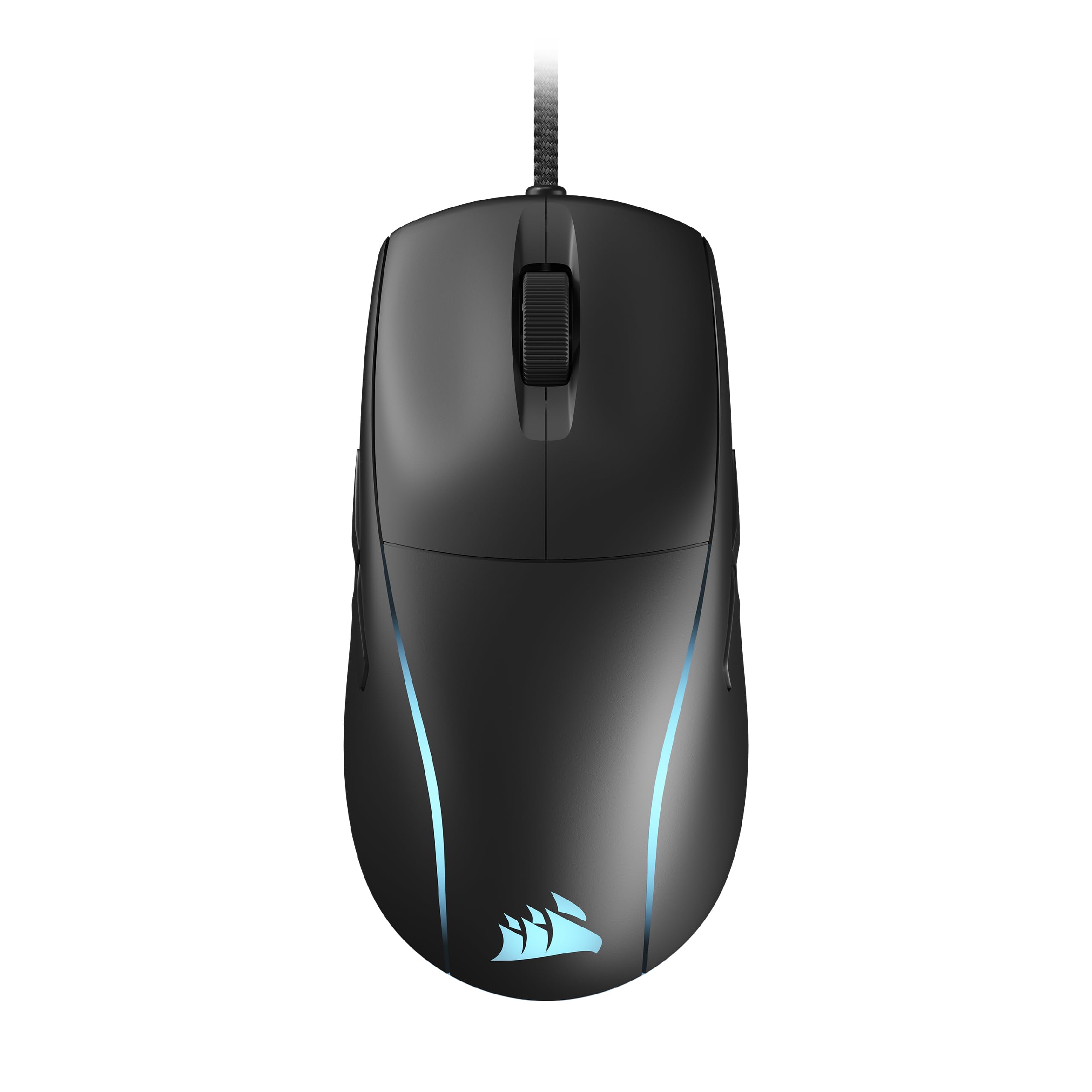 Corsair M75 Wired RGB Lightweight FPS Gaming Mouse - 26.000 DPI - Swappable Side Buttons - PC - Black