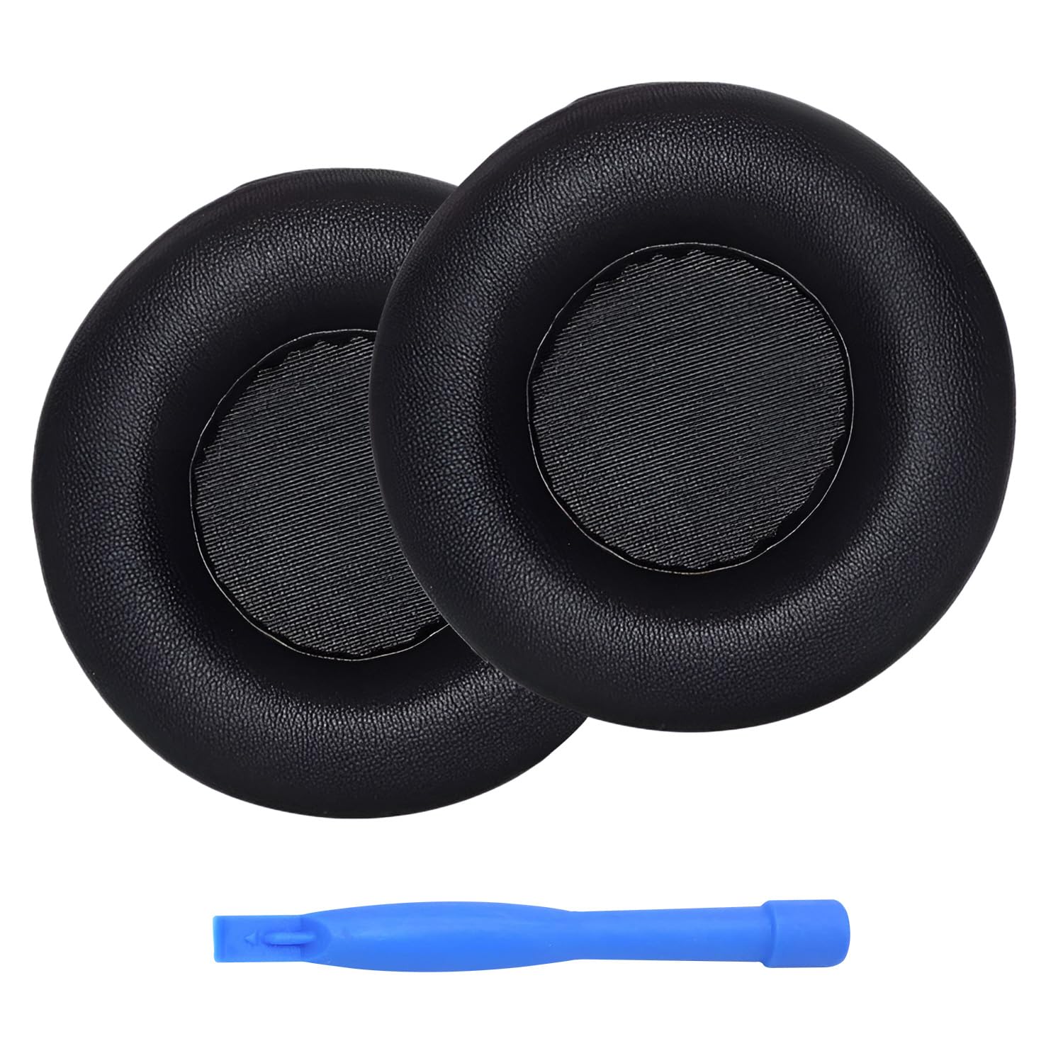 MMOBIEL Ersatz Ohrpolster für Razer Kraken Pro V1 Kopfhörer Protein PU Kopfhörer Ohrpolster – Ersatzpolster - Schwarz