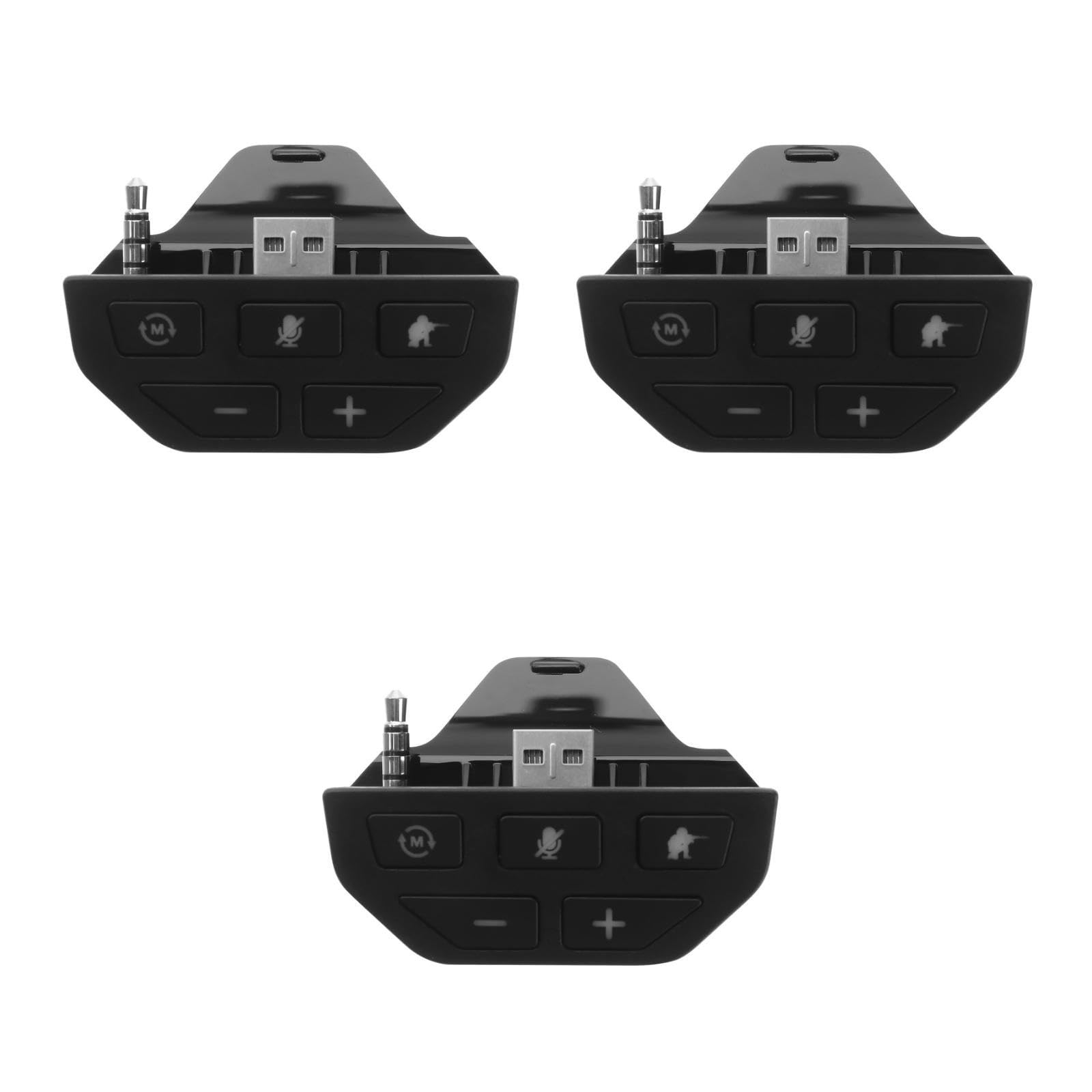 DOITOOL 3stücke Stereo Headset Adapter Für Audioanschluss Kompatibel Mit Gaming Headsets Für Verbesserten Sound Und Chat Leicht Zu Verbinden Und Langlebig
