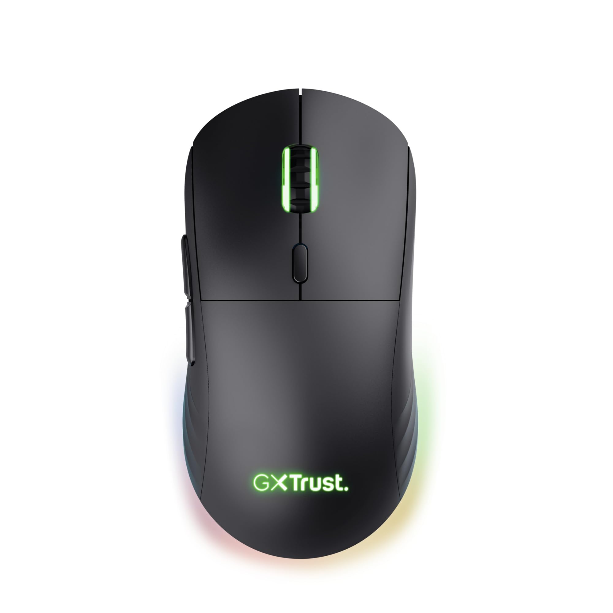 Trust Gaming GXT 927 Redex+ Gaming Maus Kabellos 25K DPI 2.4GHz 94 Stunden Akkulaufzeit, Kailh-Schalter, 6 Programmierbare Tasten, RGB Wiederaufladbare Gaming-Maus Laptop Computer – Schwarz
