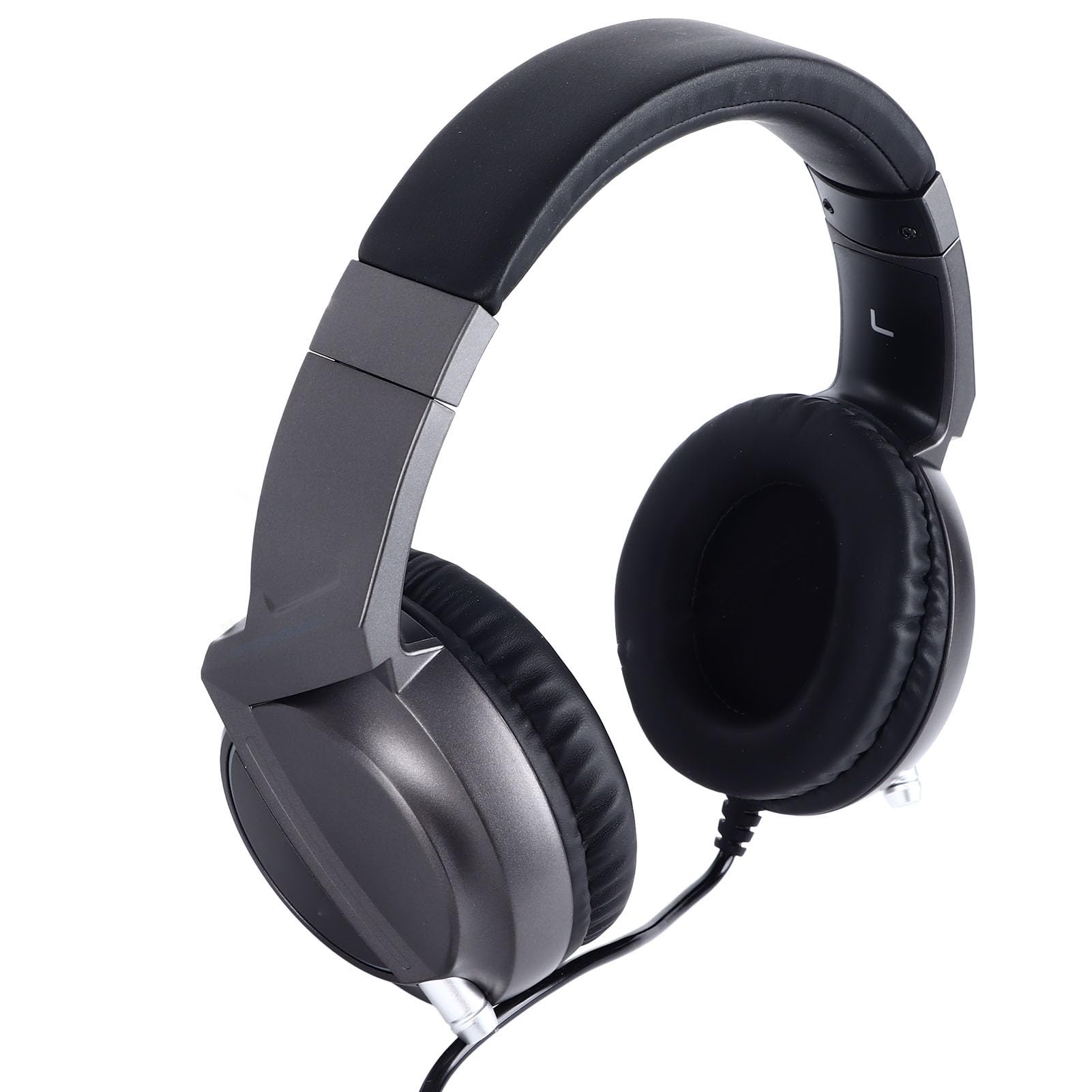 GOWENIC Gaming-Headset mit Geräuschunterdrückendem Mikrofon und RGB-Licht, Faltbarer USB-Kopfhörer, Over-Ear, 50-mm-Treiber, für für One, Laptop, Weiches