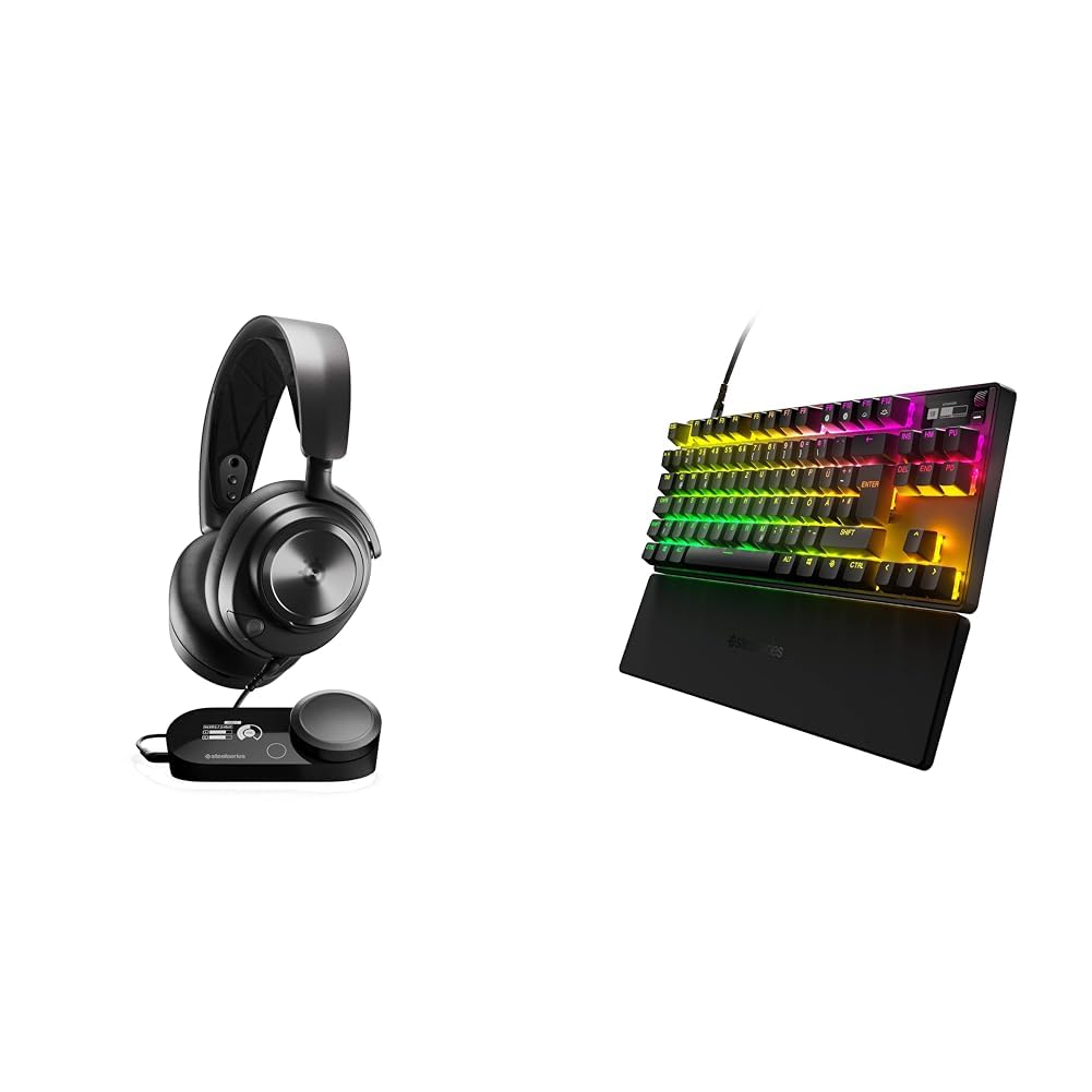SteelSeries Arctis Nova Pro - Multi-System Gaming-Headset & Apex Pro TKL HyperMagnetic Gaming-Tastatur