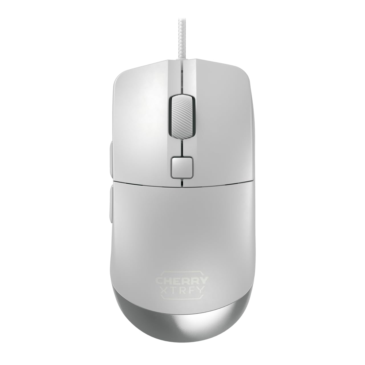 M50, Leichte Kabelgebundene Gaming-Maus, Ergonomische Form für Optimalen Komfort und Kontrolle, 5 On-Board-Profile, USB-A Anschluss, Weiß
