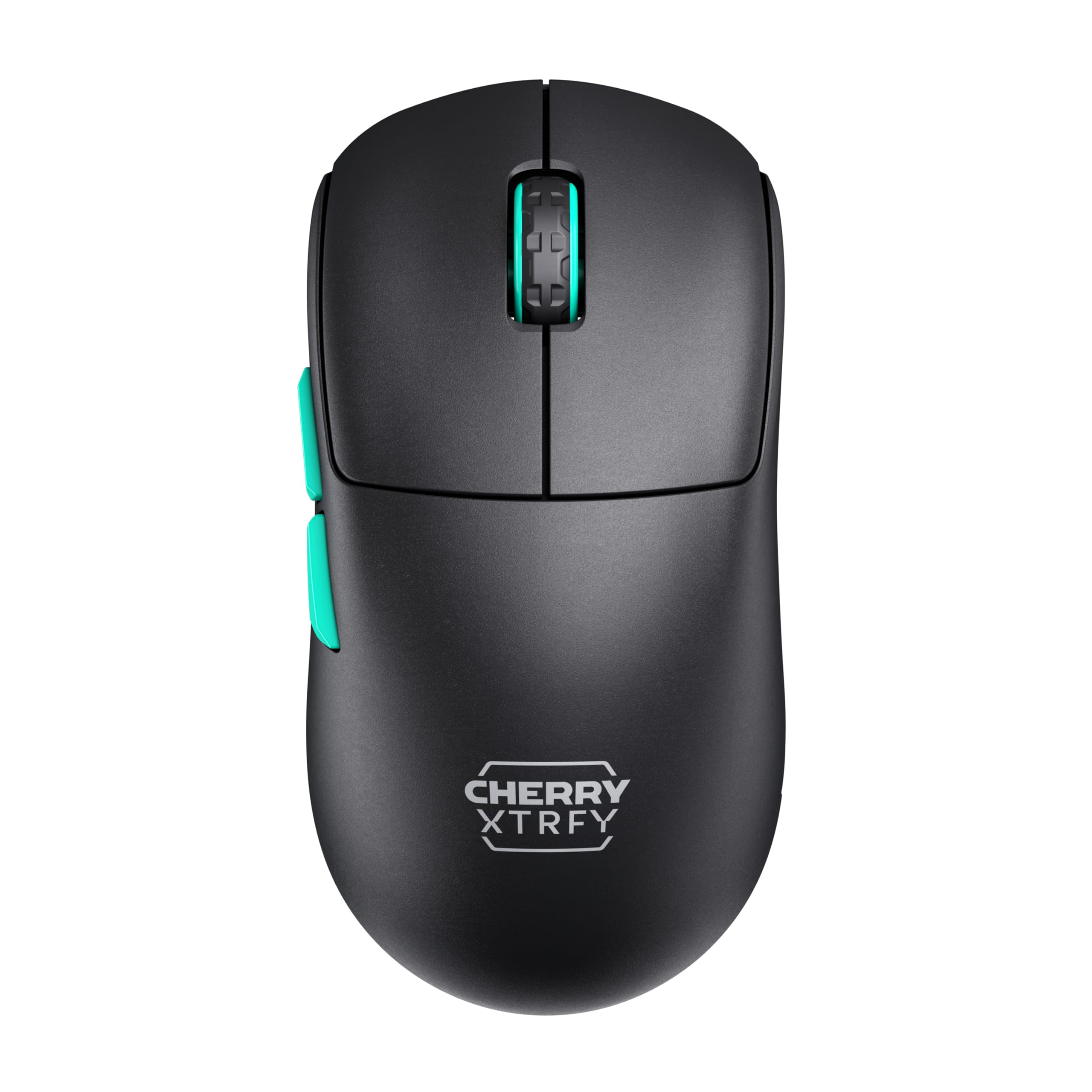 CHERRY XTRFY M68 Wireless, Ultraleichte Kabellose Gaming-Maus, 2,4 GHz Funk, Optimiert für esports, Symmetrische Form mit Besonders Niedriger Front, Schwarz