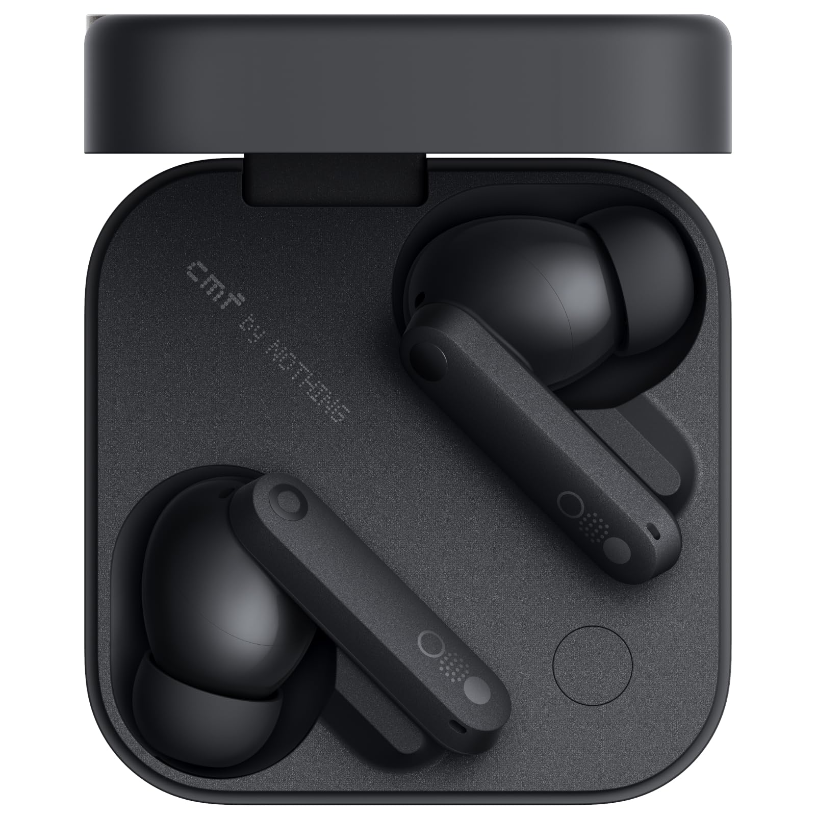 CMF by Nothing Buds Pro 2 – Kabellose Ohrhörer mit HiFi-Sound, 50 dB Intelligente aktive Geräuschunterdrückung, 6 HD-Mikrofone und Spatial-Audio-Effekt - Dunkelgrau