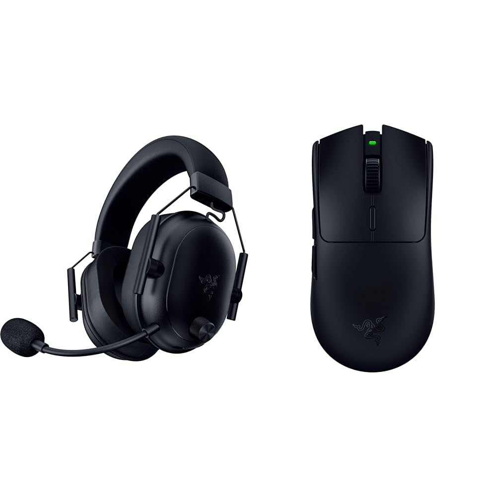 Razer BlackShark V2 HyperSpeed für PC - Kabelloses Ultra leichtes E-Sport Gaming-Headset & Viper V3 HyperSpeed - Kabellose Esports Maus