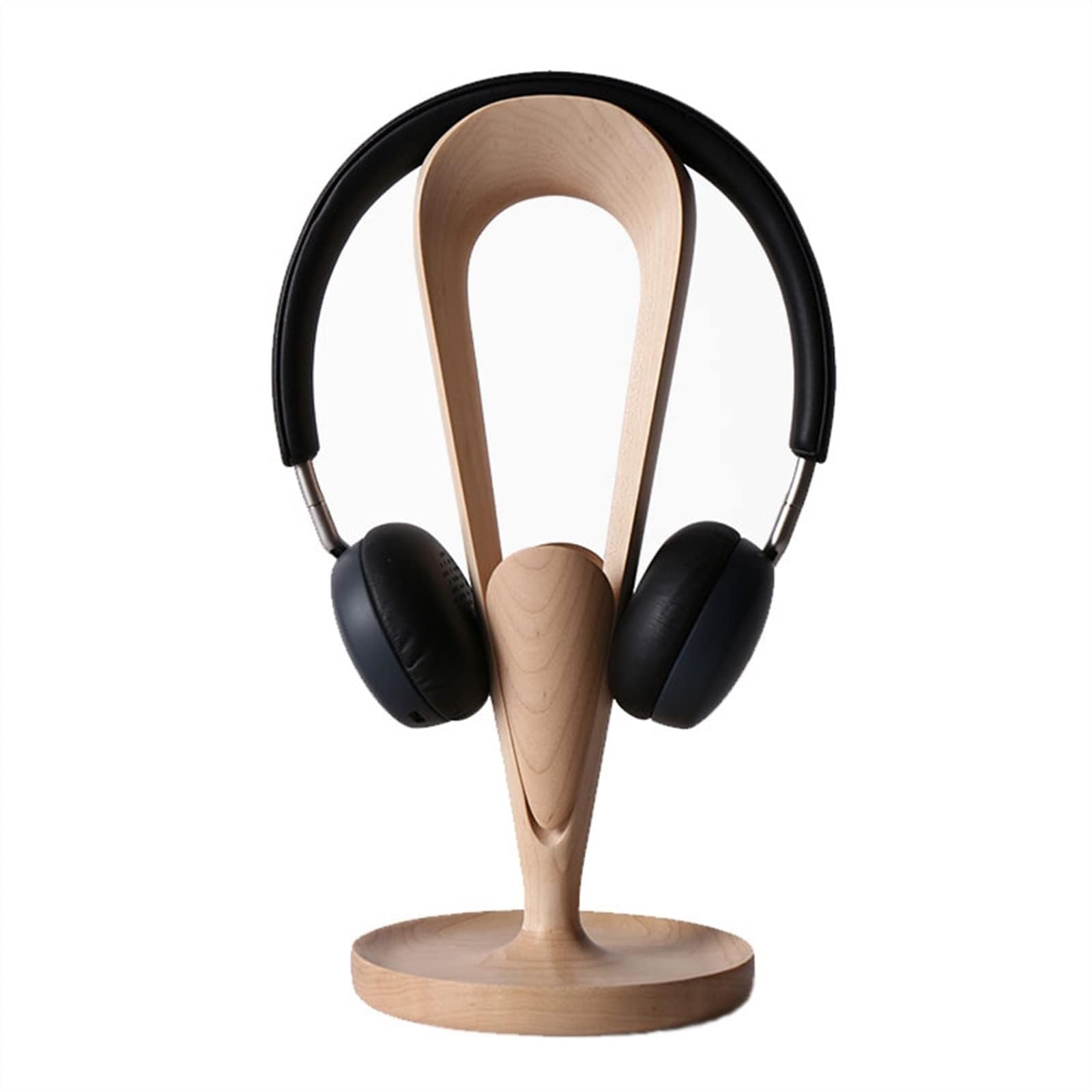 Kopfhörerständer Aus Walnussholz, Headset-Halter Für Den Schreibtisch, Unterstützt Aufhängung Für Zwei Headsets Für PC-Gaming, Headset-Halter Fürs Büro,A