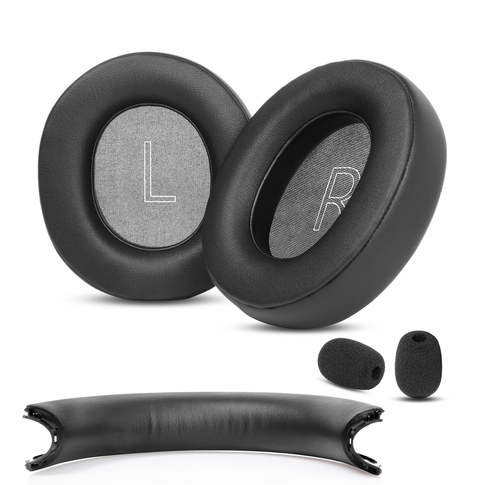 Ersatz-Ohrpolster und Kopfbandabdeckung Kompatibel mit Microsoft Xbox Kabelloses Stereo 20. Jubiläum Sonderedition Kopfhörer Headset, Ohrpolster Kissen (Proteinleder)