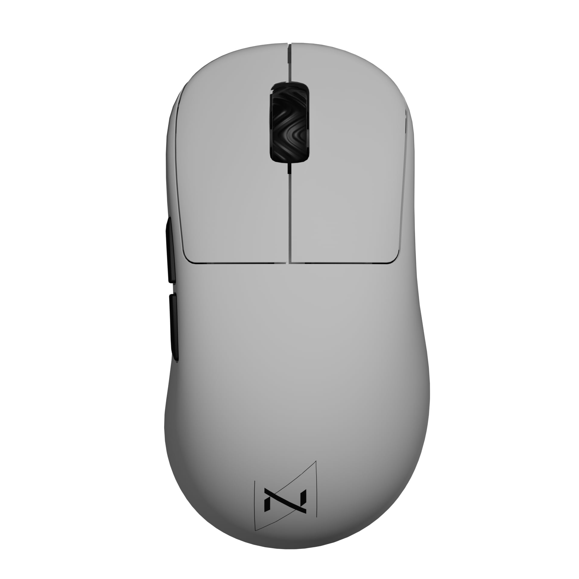 Nyfter - Premium Gaming Maus ELT Ergolight 4K Kabellos 52g Superlight Pixart PAW 3995 bis zu 26000 DPI für Ultra fastes Gameplay (White)