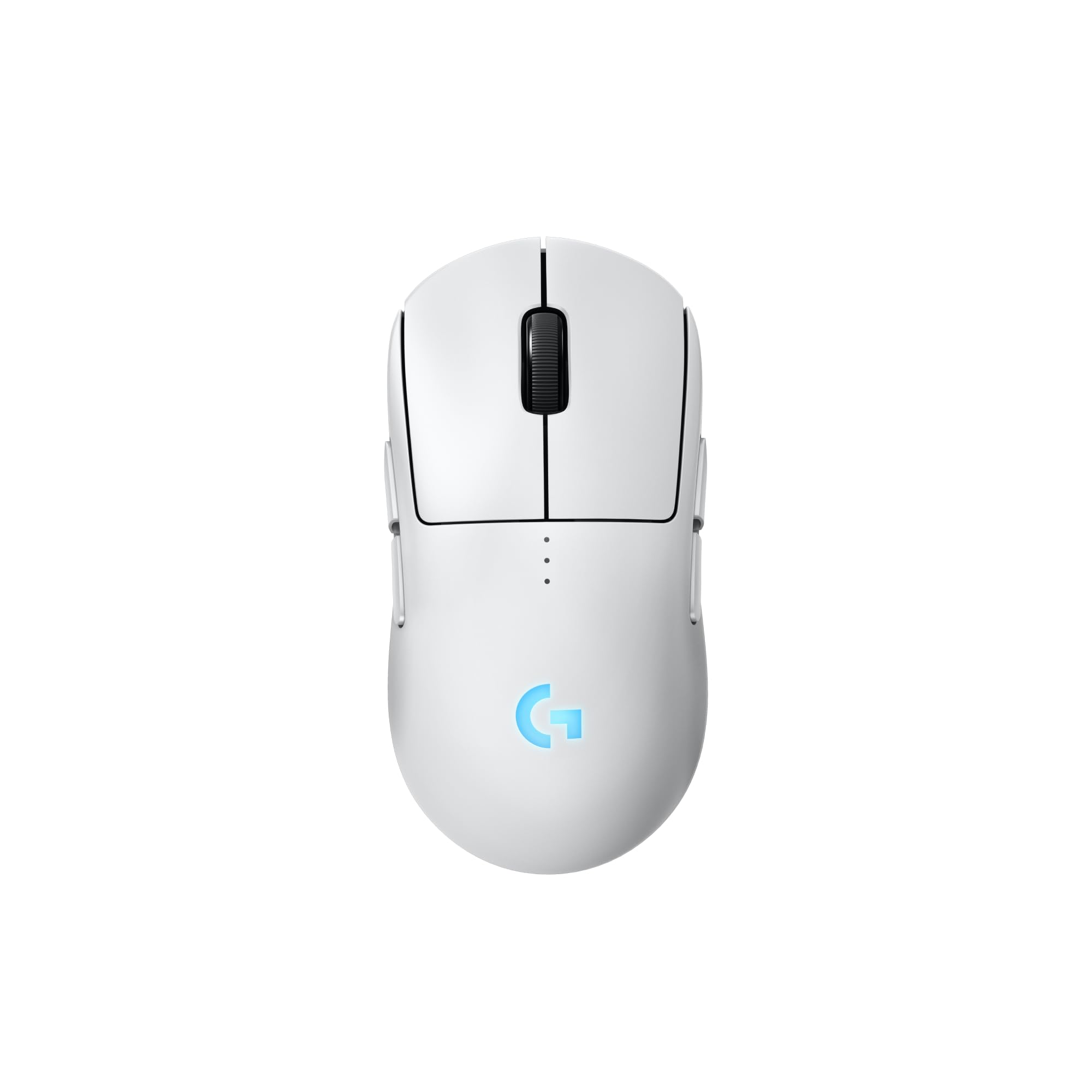 Logitech G PRO 2 LIGHTSPEED kabellose Gaming-Maus für Rechts- oder Linkshänder, mit bis zu 4 anpassbaren und umschaltbaren magnetischen Seitentasten, 44K-DPI-Sensor, USB-C-Ladefunktion – PC/Mac - Weiß