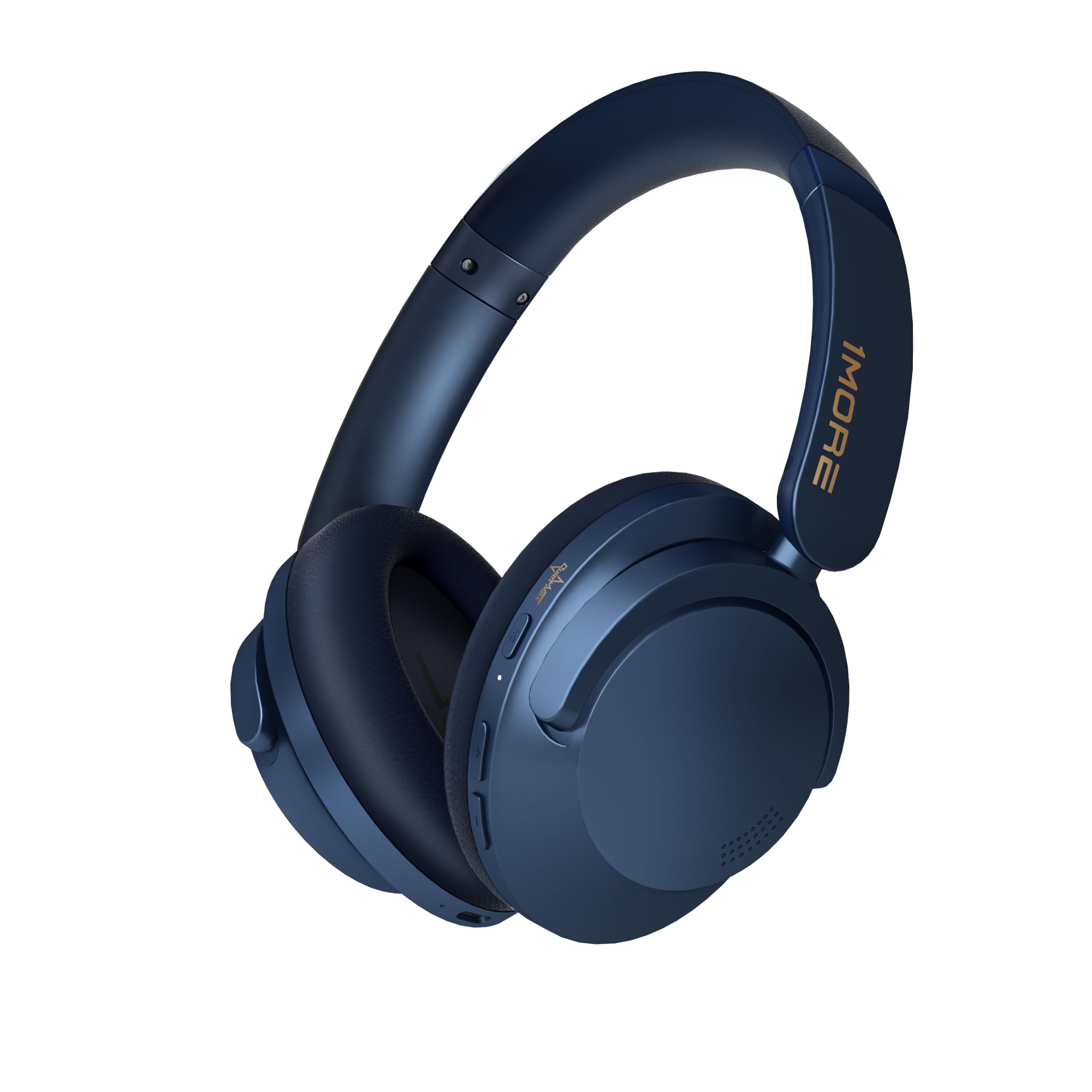 1MORE SonoFlow Pro Over-Ear Kopfhörer Kabellos, LDAC Hi-Res Wireless Audio, Active Noise Cancelling, 100H Spielzeit, Schnellladung, 3.5MM Kabel, Bluetooth 5.4, KI Anruf Geräuschunterdrückung (Blau)