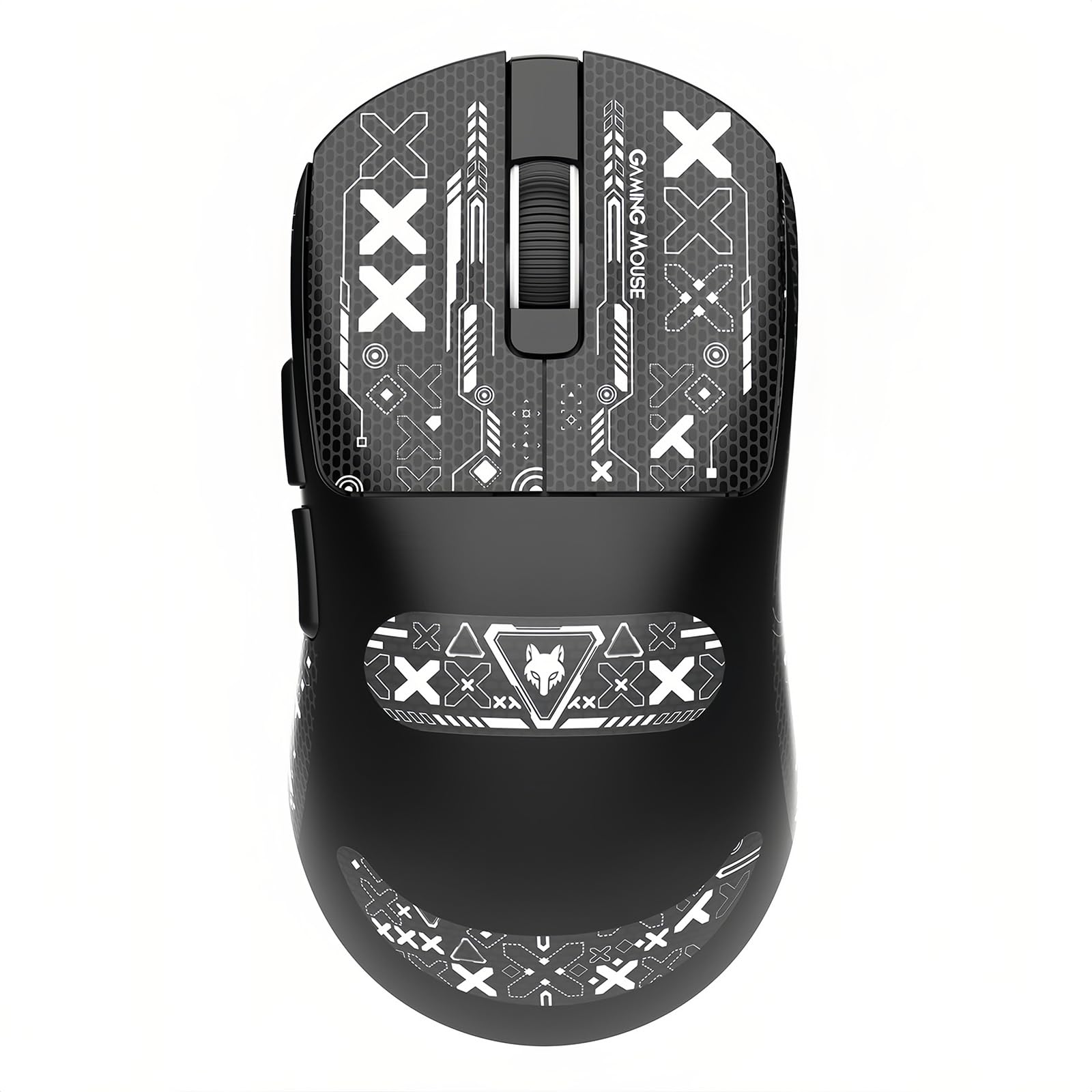 Kabellose Gaming-Maus mit 12000 DPI Einstellbare PU Aufkleber PAW-3311 Sensor 2.4G Tri-Mode Leichtgewicht Wiederaufladbar Langlebig für Laptop Computer Büro Zuhause
