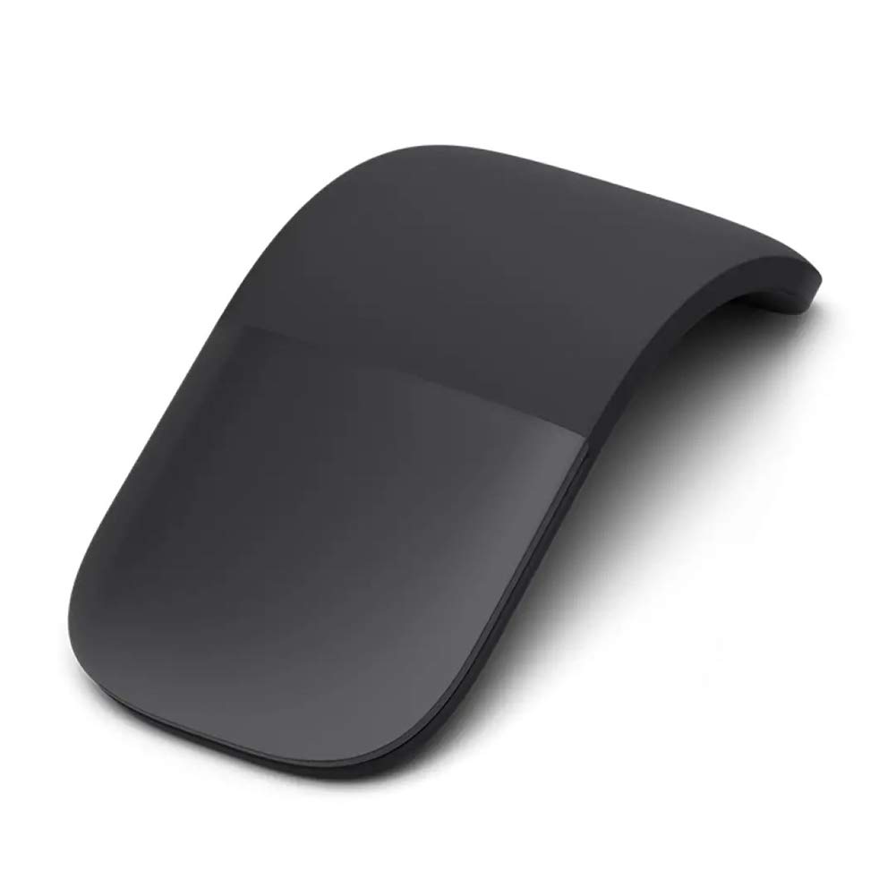 Goshyda Faltbare -Maus, Arc Touch-Maus, Leises, Ultradünnes, Ergonomisches Design für Computer (Grau und Weiß)