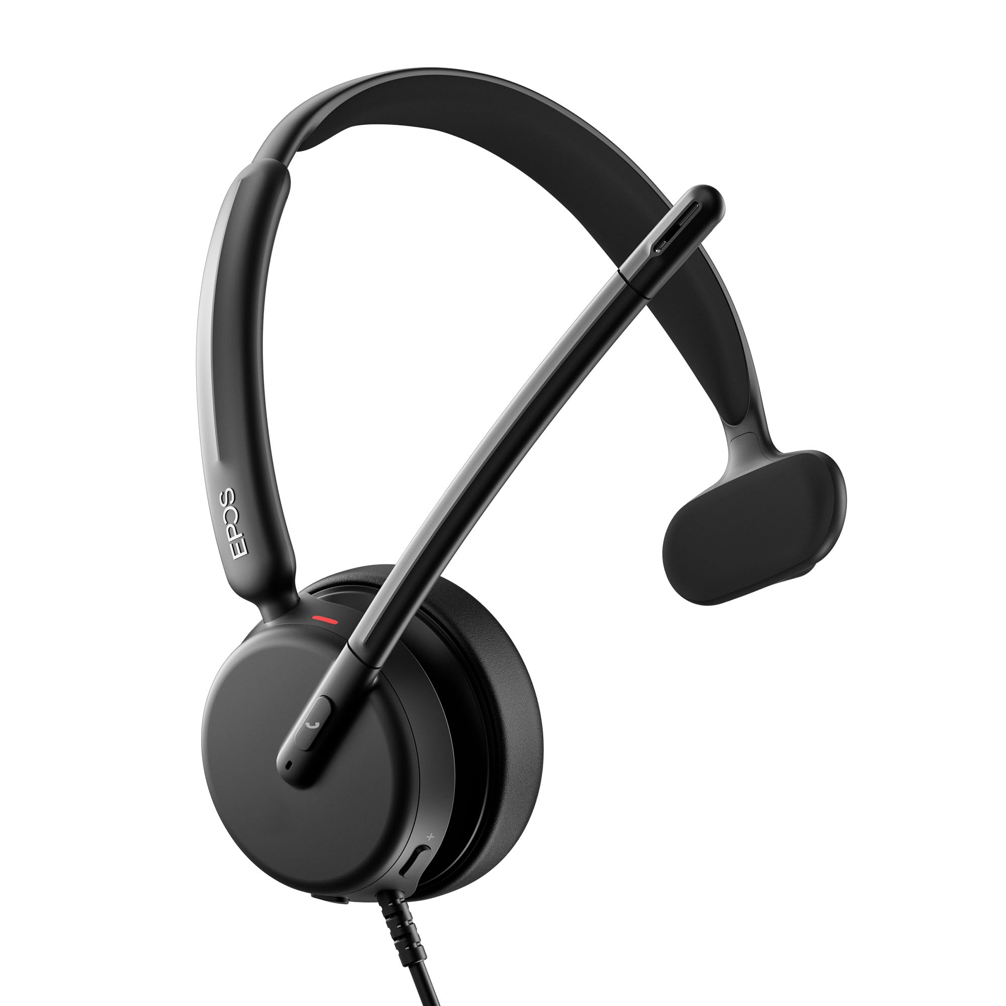 EPOS Impact 430 - Mono On-Ear kabelgebundenes USB-C & USB-A-Headset mit Noise-Cancelling-Mikrofon, Plug-and-Play, hochwertiger Klang, leichtes Design, für Remote Arbeit, Büroanrufe und Zoom-Meetings