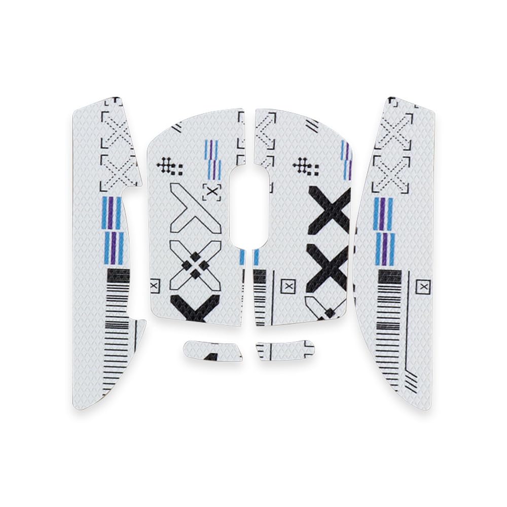 HUYUN Maus Seitenteile/Anti Schweiß Paste Grip Tape Ersatz für Logit G Pro X Superlight zweite Generation Wireless Gaming Maus (Weiß)