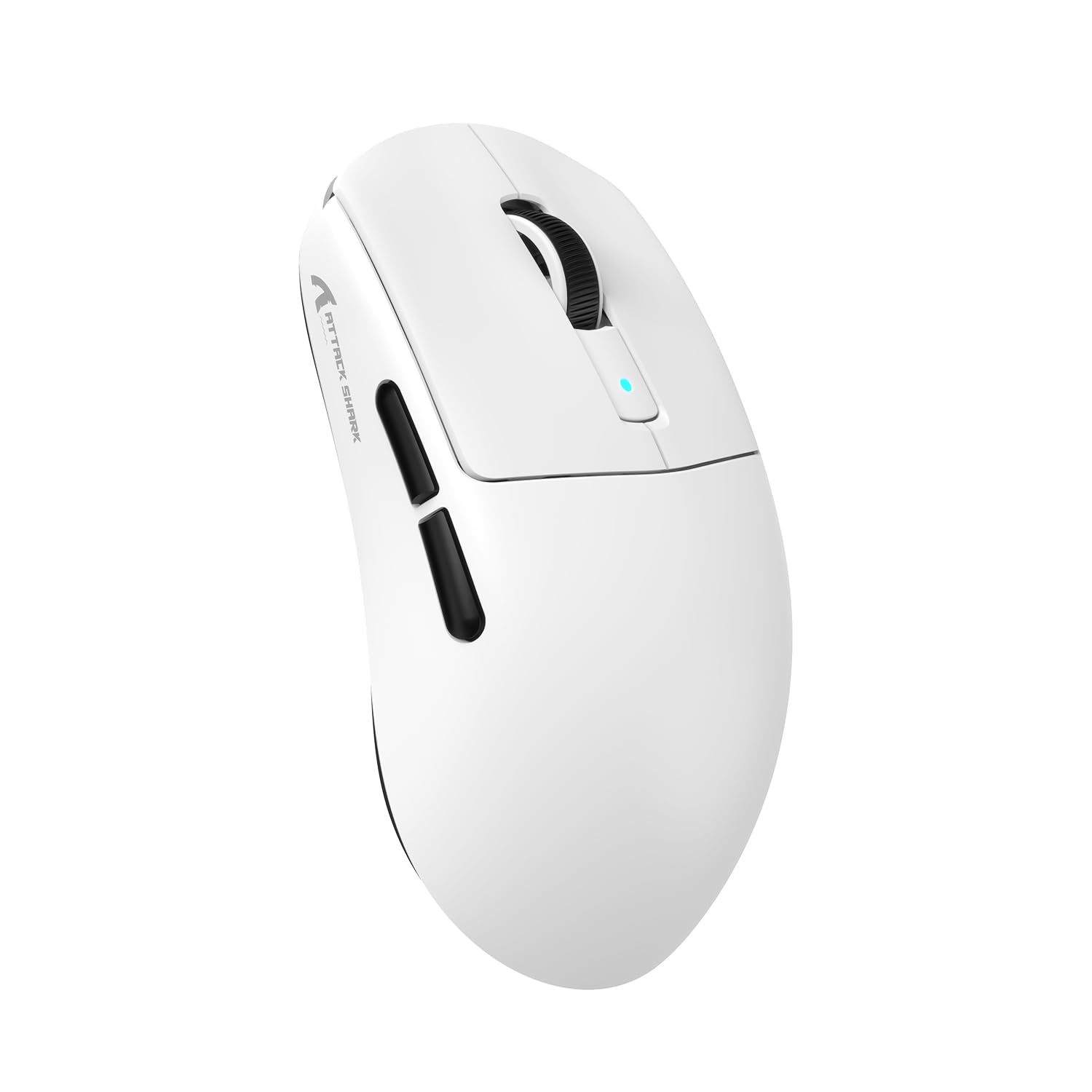 MAMBASNAKE x Attack Shark R6 Superlight Gaming Mouse, PixArt PAW3950MAX Sensor, 8K Wireless/BT/2.4G, 42000 DPI, for Win11/Xbox/PS/Mac - White