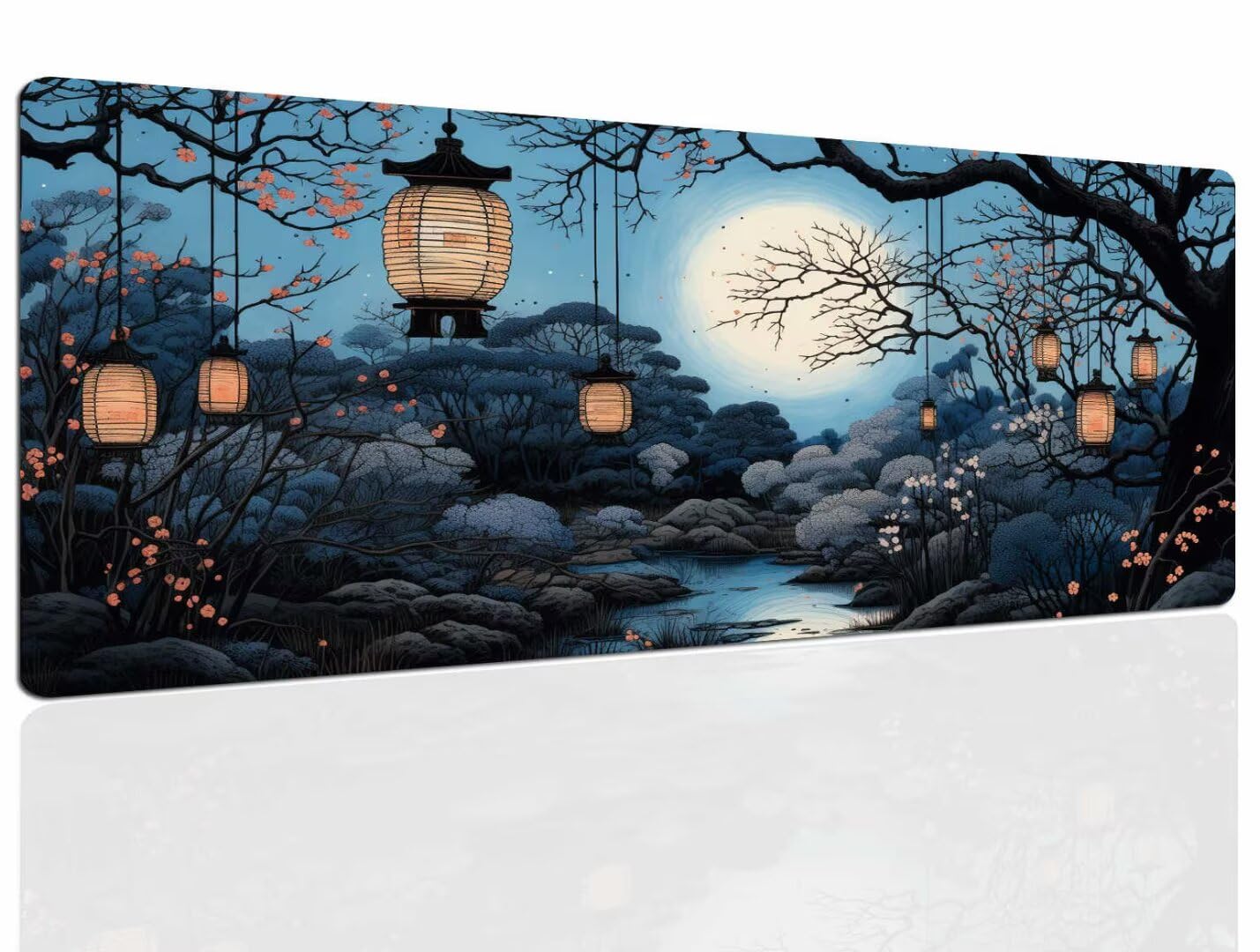 Mauspad Garden Gaming Mousepad XXL Mauspad Gaming 1400x800, Mousepads Wasserdicht Mauspads Anti-Rutsch, Schreibtischunterlage Mousepad Groß Mouse Maus Pad Mat, Gaming Desk Pad, Büro Deskmat 158