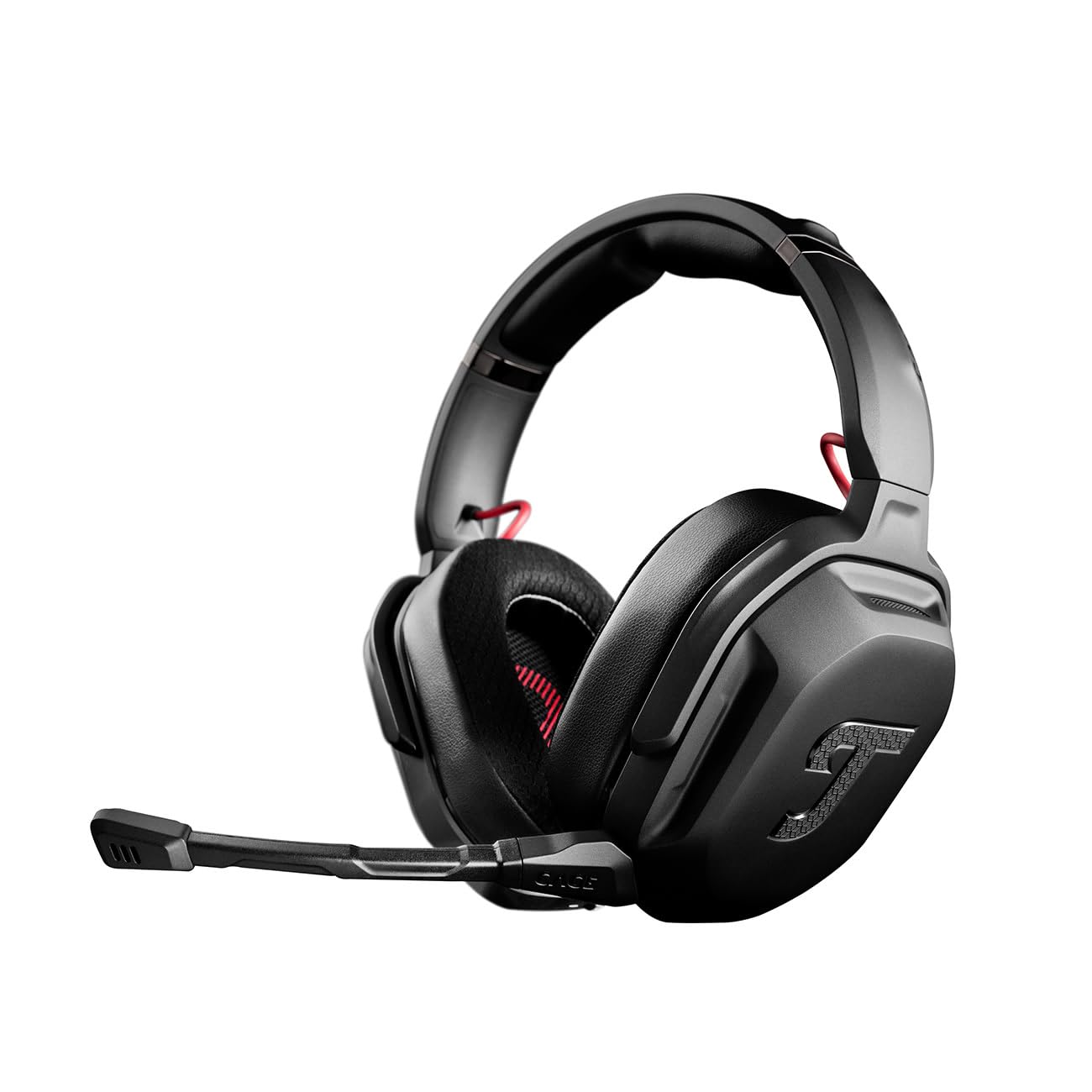 Teufel CAGE PRO Wireless Gaming Headset Kabellos Bluetooth mit integrierte Mikrofon, Akkulaufzeit 68 Std, 7.1 Virtual Surround Sound DTS X V2, USB, für PC, PS5, Xbox, Handy - schwarz