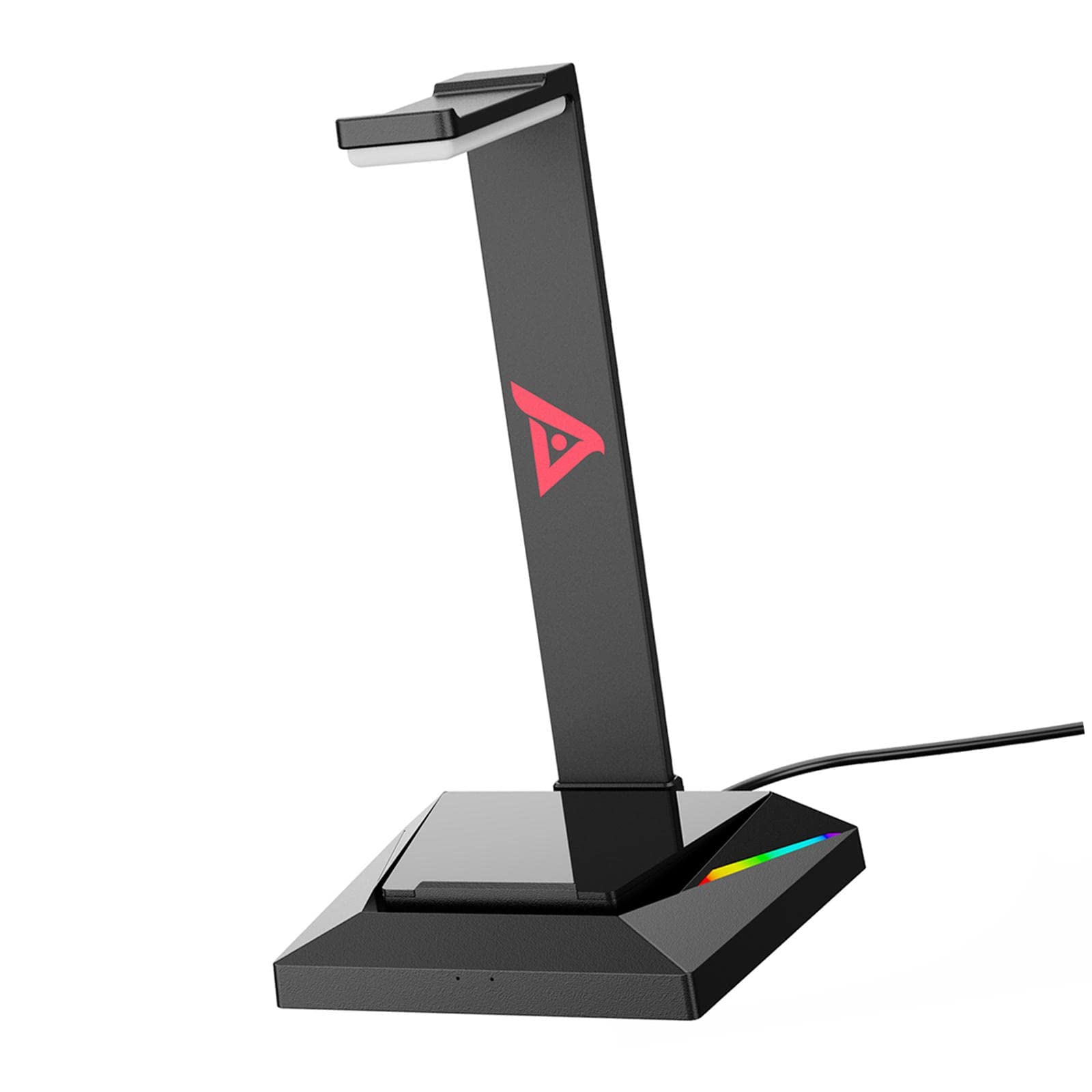 Gaming-Kopfhörerhalter mit 2 USB-Anschlüssen, Schreibtisch-Headset-Halter für Schreibtisch, Tisch