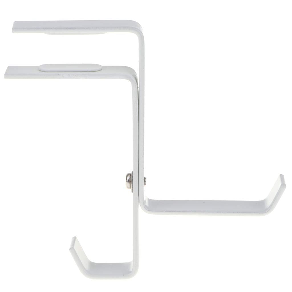 Kopfhörerständer, Aufhänger für Kopfhörer, Headset-Halter, Gaming-Headset-Ständer – Weiß/Schwarz (Weiß)